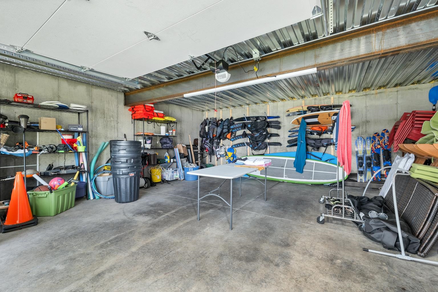 Lakeside under garage perfect space to store your water toys, easy access to boats and waterfront