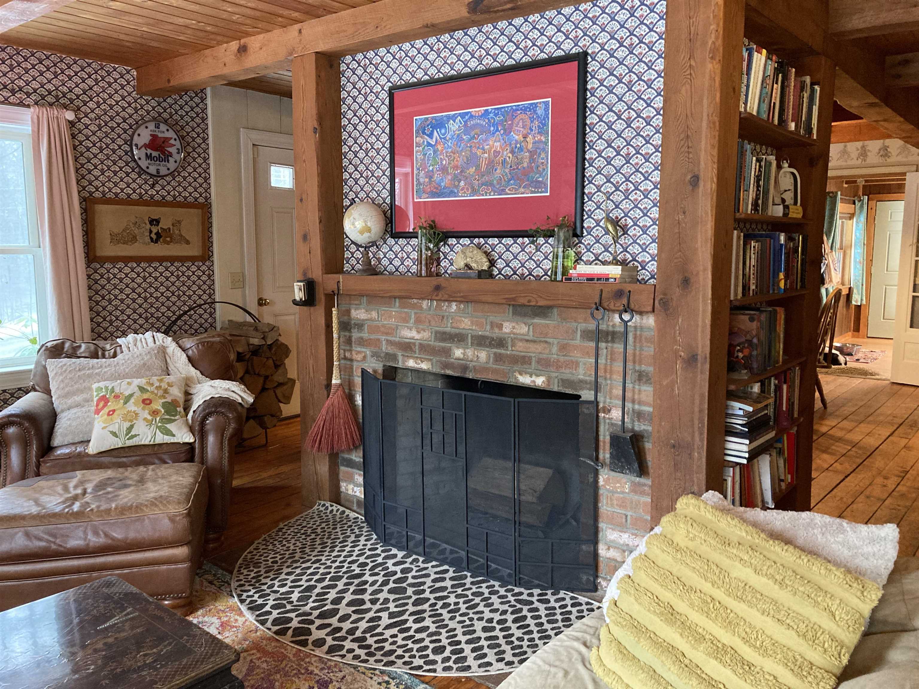 Cozy Up To The Fireplace