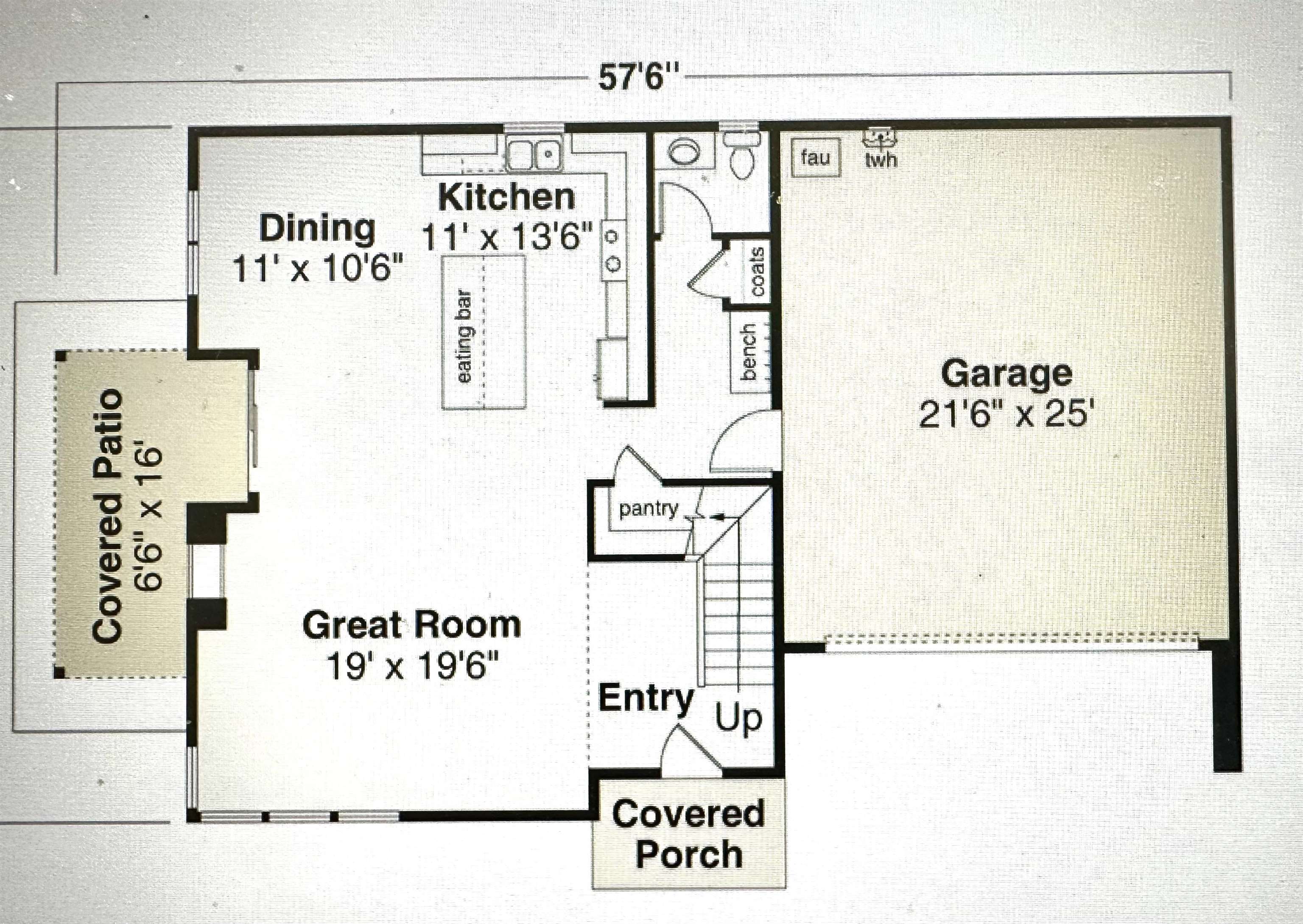 Possible 55x30 1st floor plan