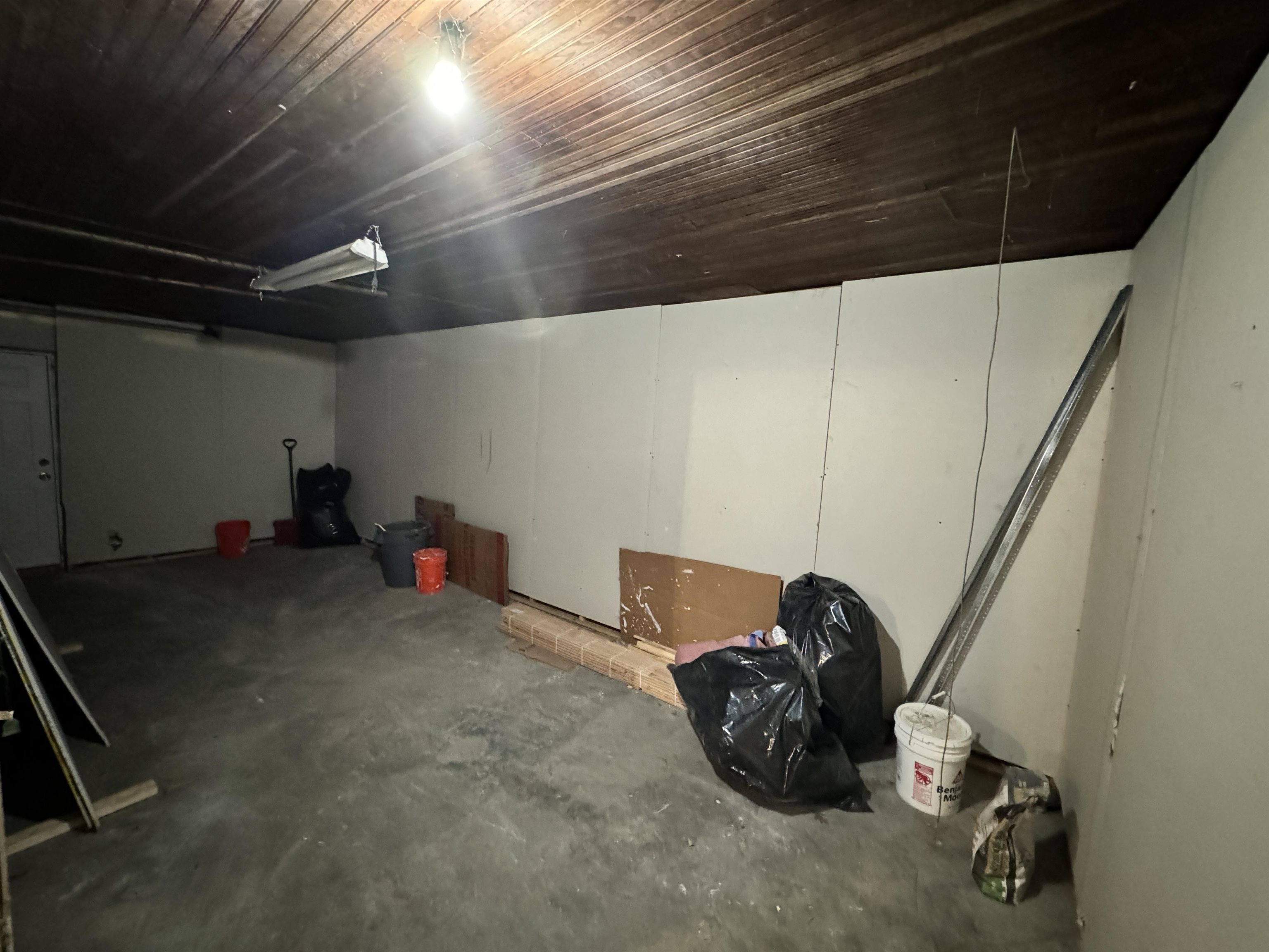 full walk out basement with plenty of storage
