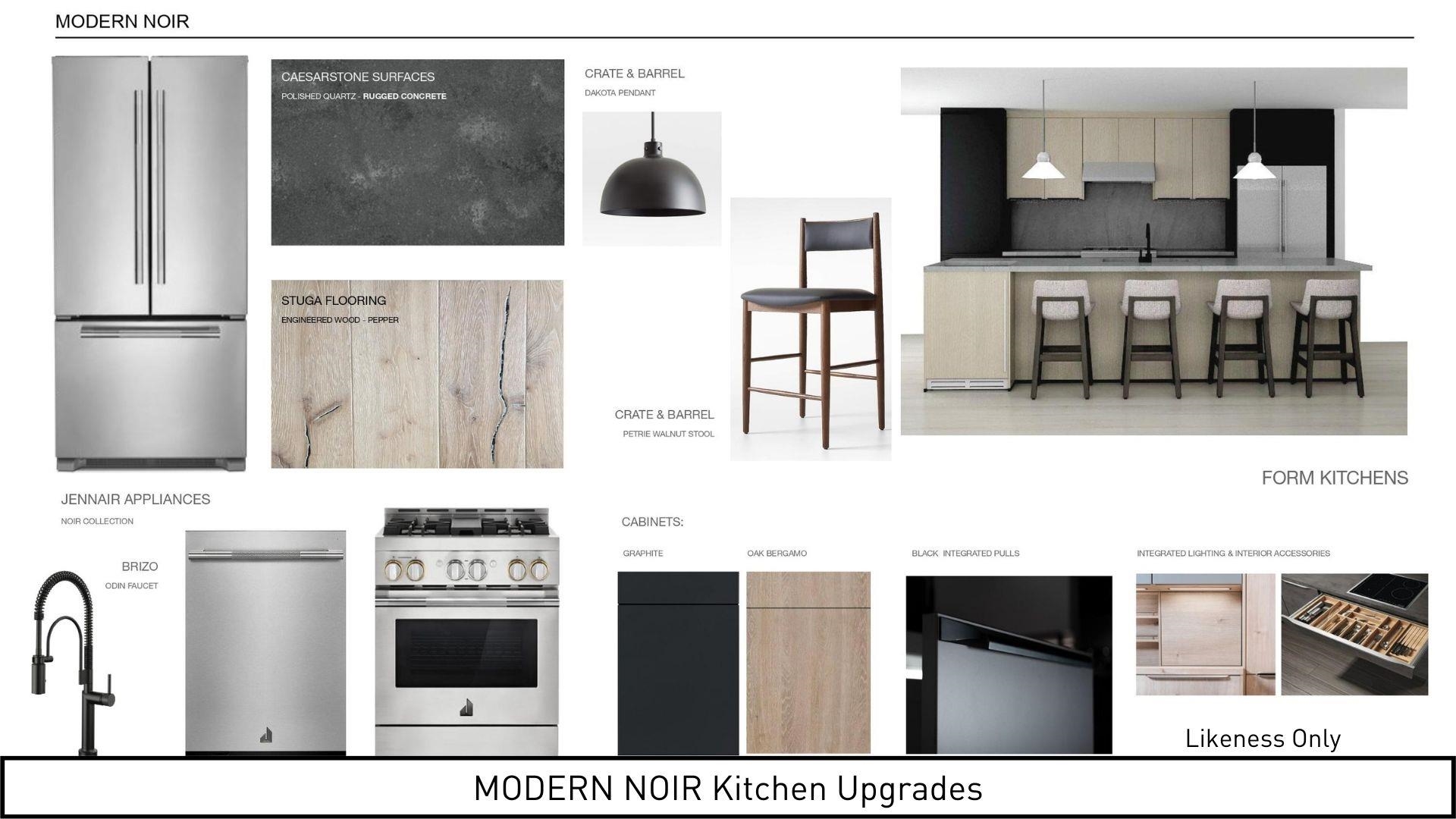 Modern Noir Kitchen Upgrades
