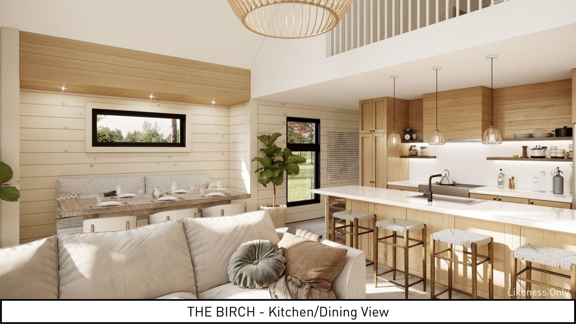Birch Kitchen/Dining View