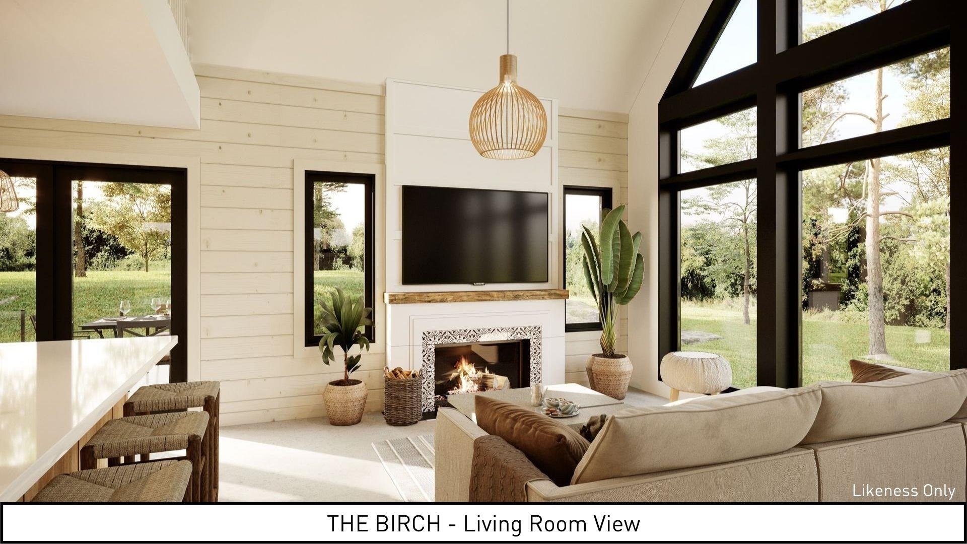 Birch Living Room View