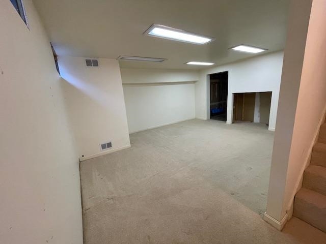 Basement partially finished with 2-3 rooms