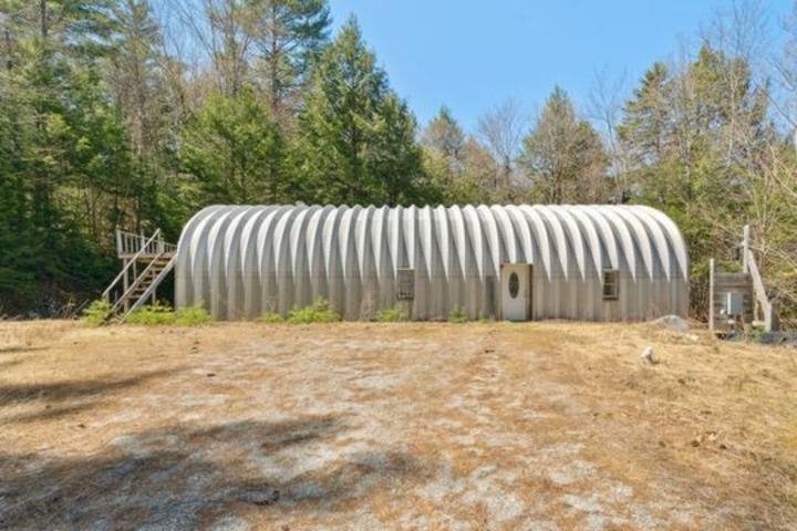 Quonset hut style provides tons of living space