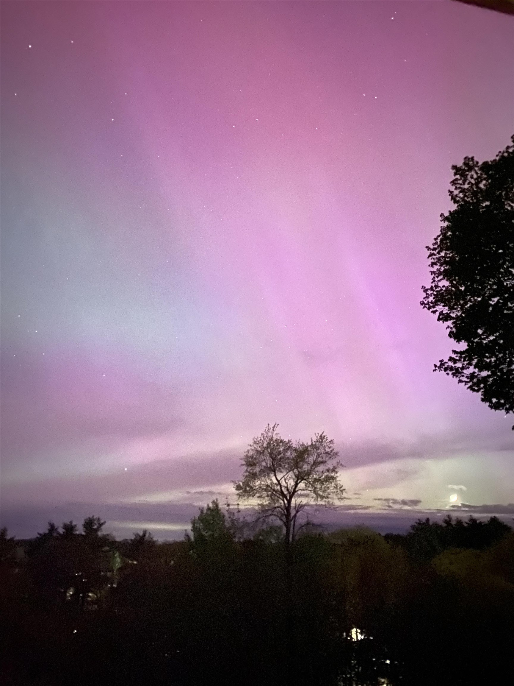 Northern Lights Seen from the Hill