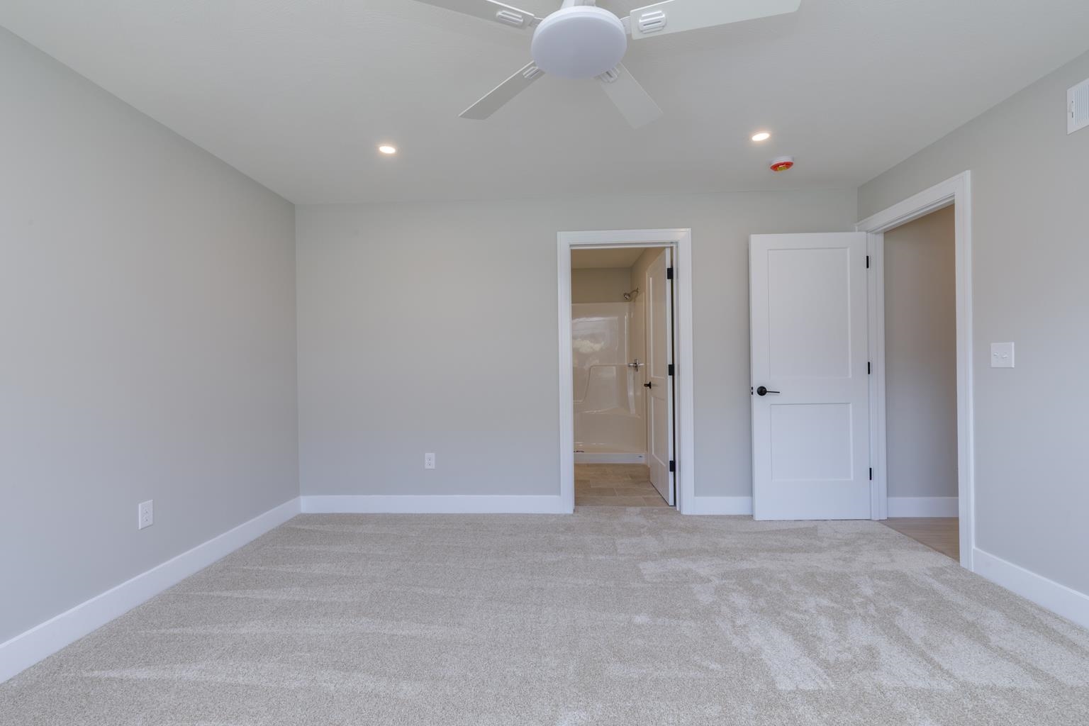Primary bedroom with private bath