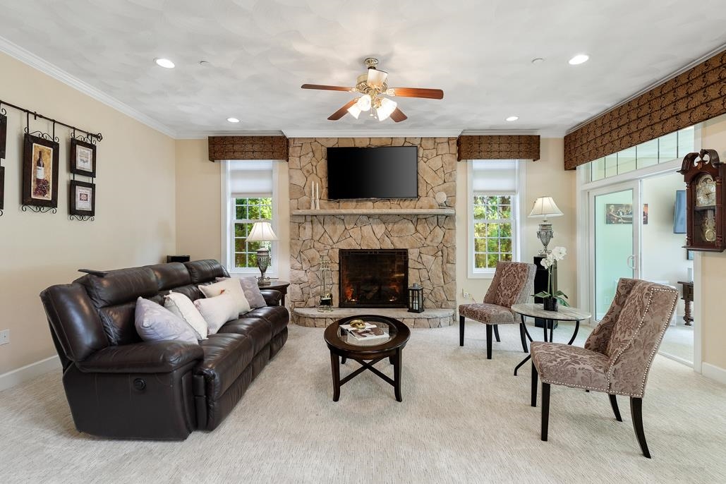 Family Room with Gas Fireplace