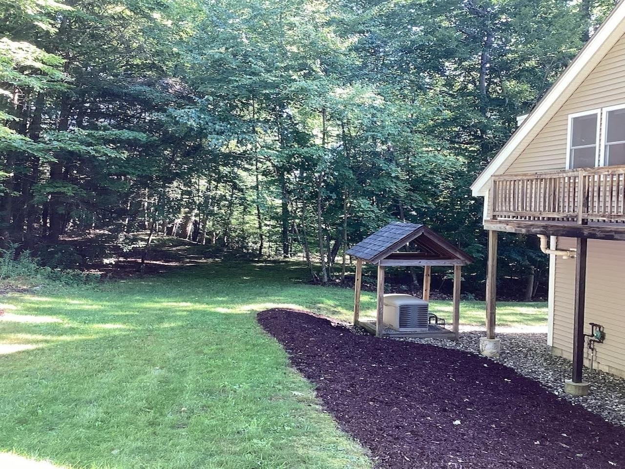 Back Deck and Generator Shelter