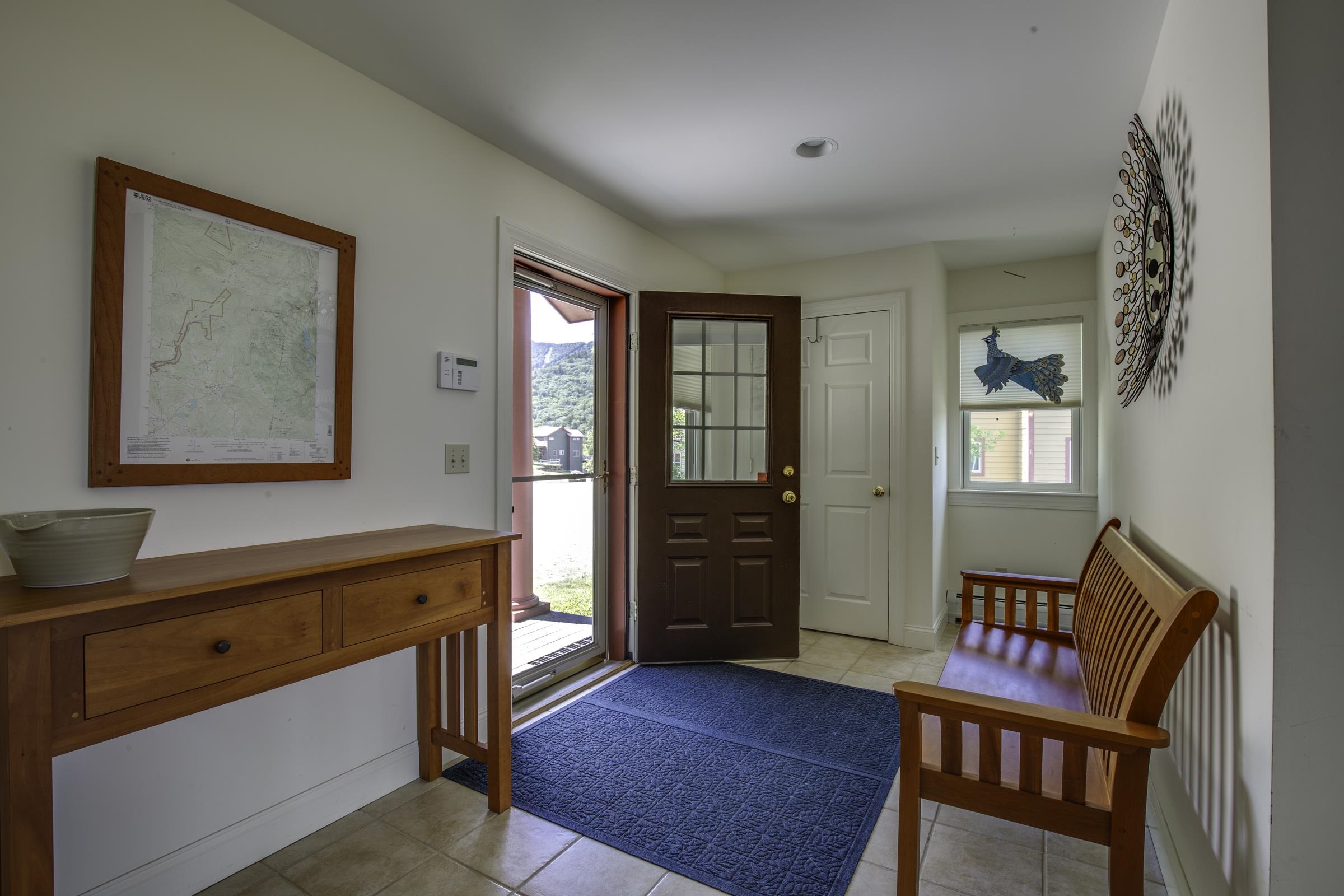 Mudroom at front entry provides plenty of room to shed outdoor gear