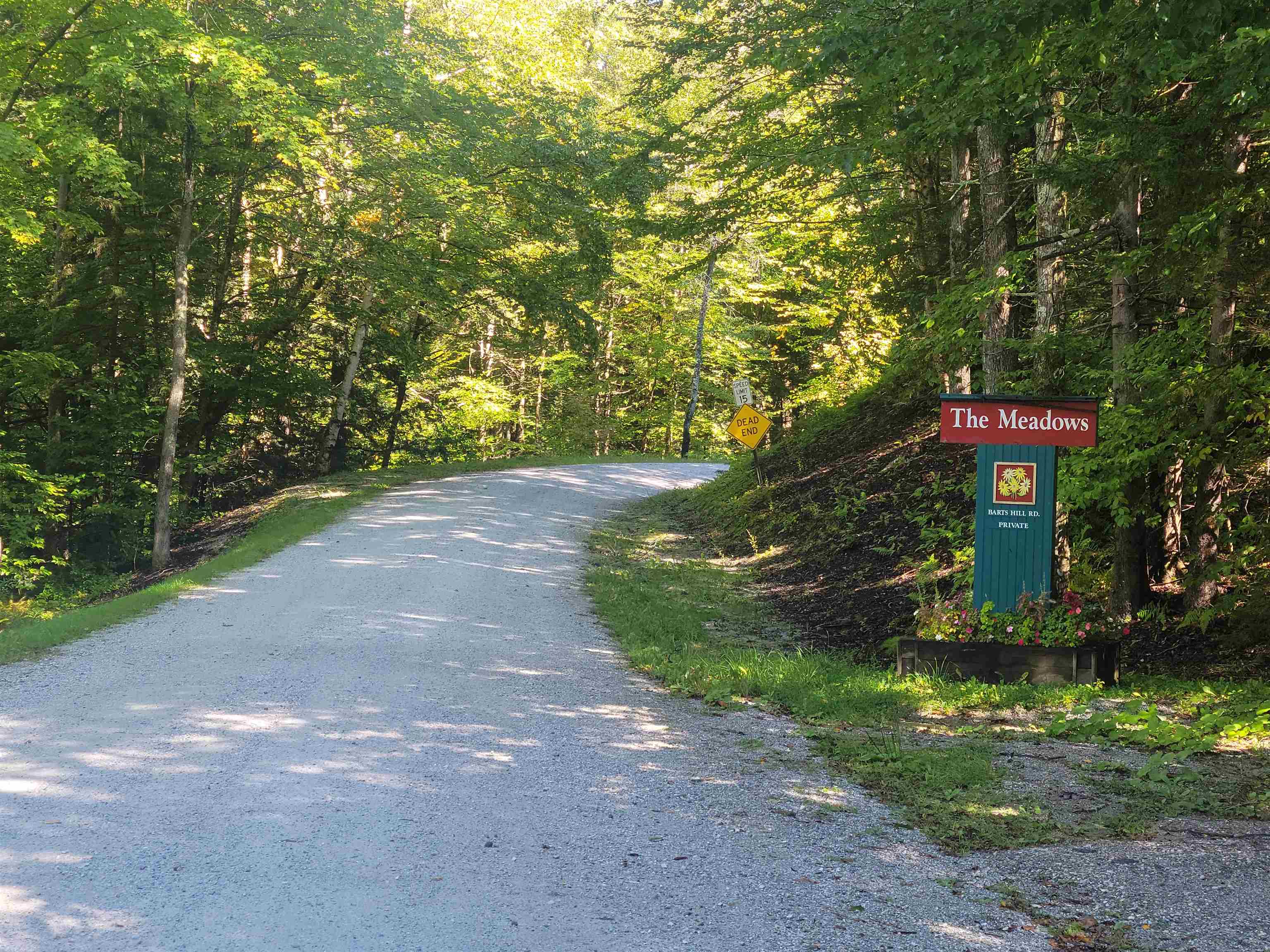 Entrance to the community