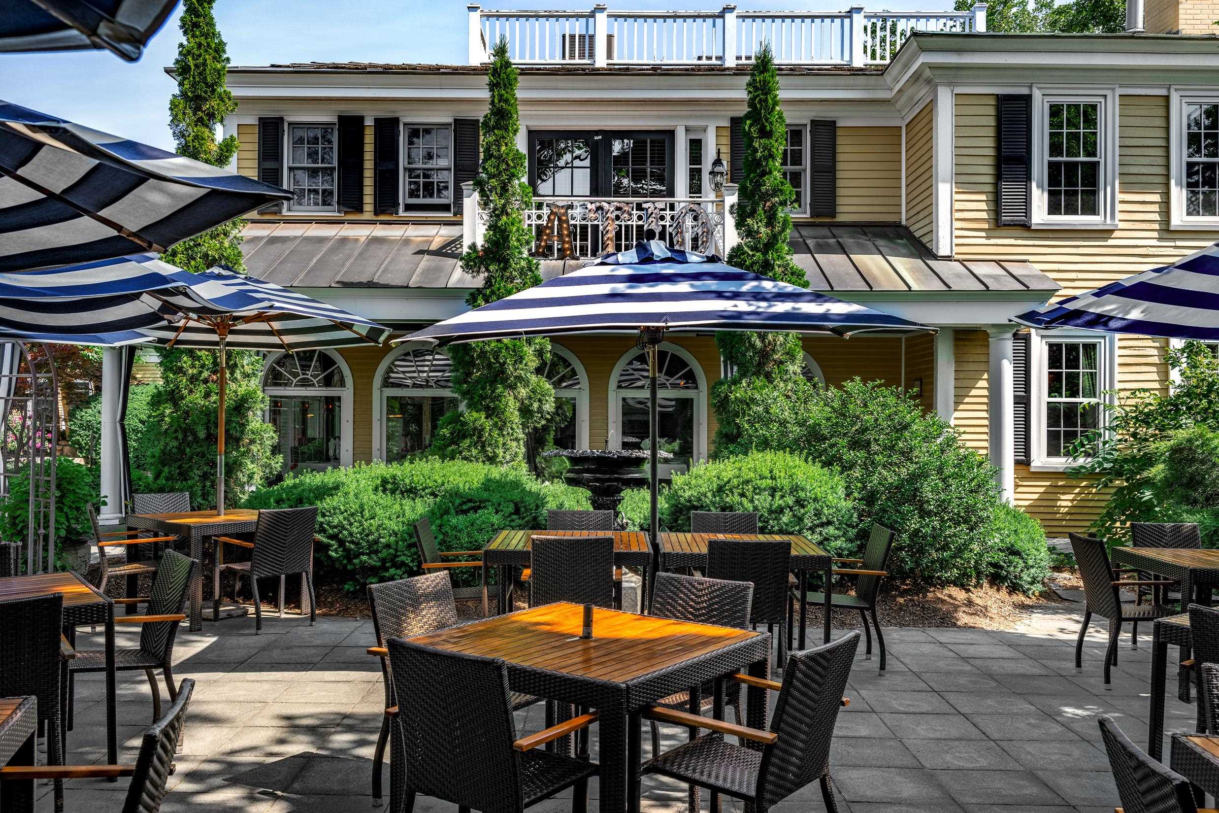 Patio Dining at the Bedford Village Inn (BVI)
