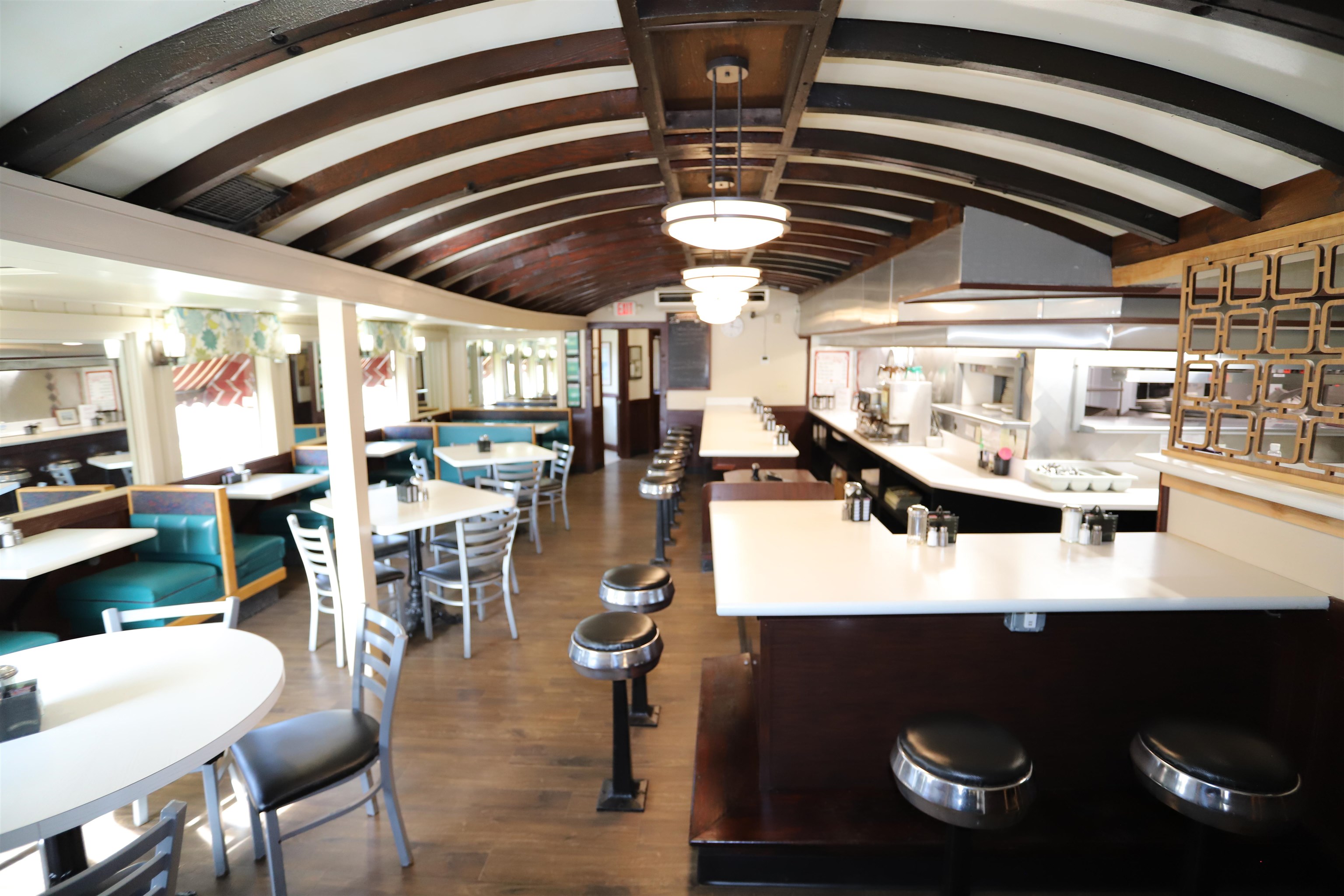 Arched Wooden Beams