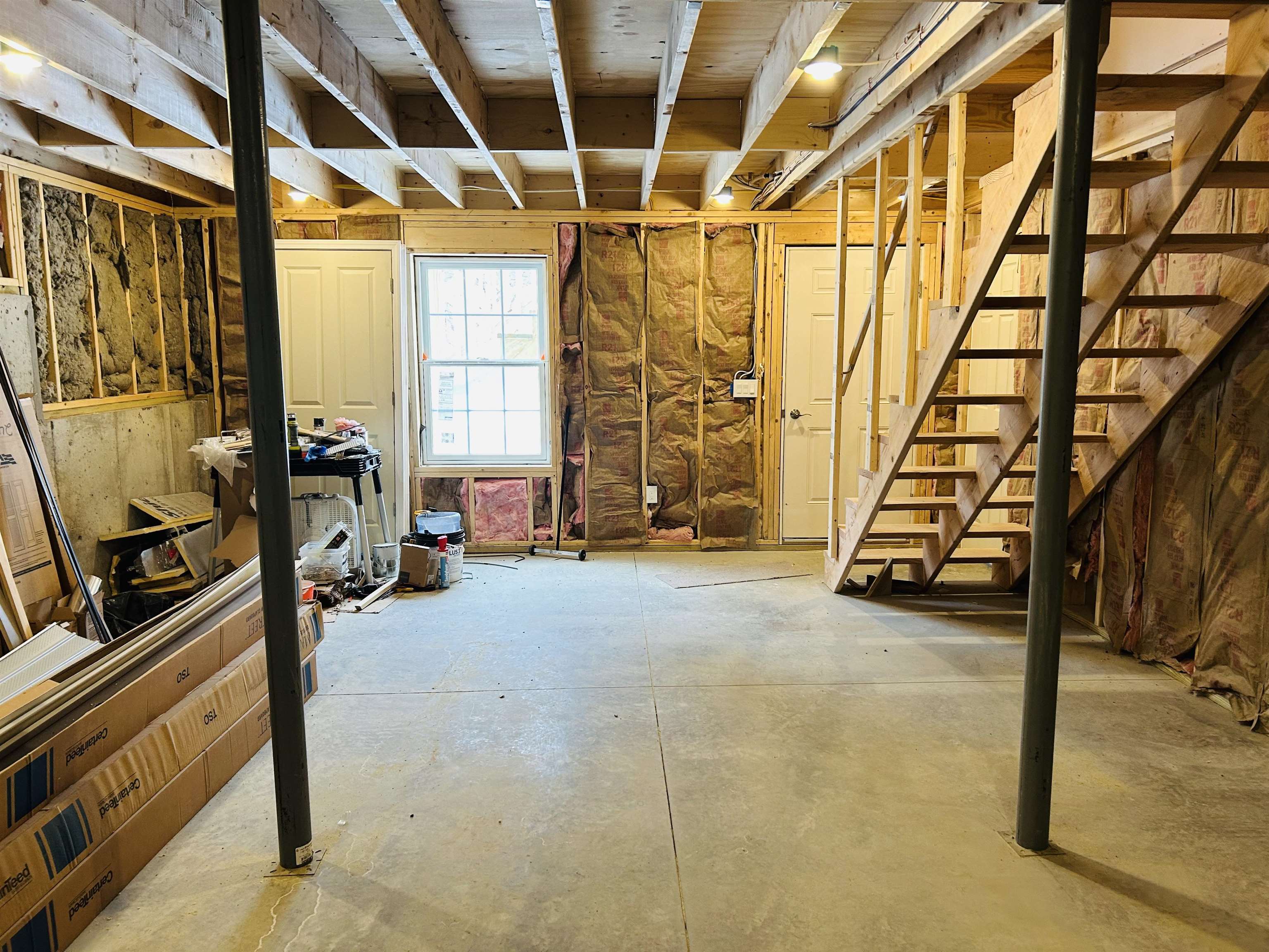 Space that could be finished for extra sq ft