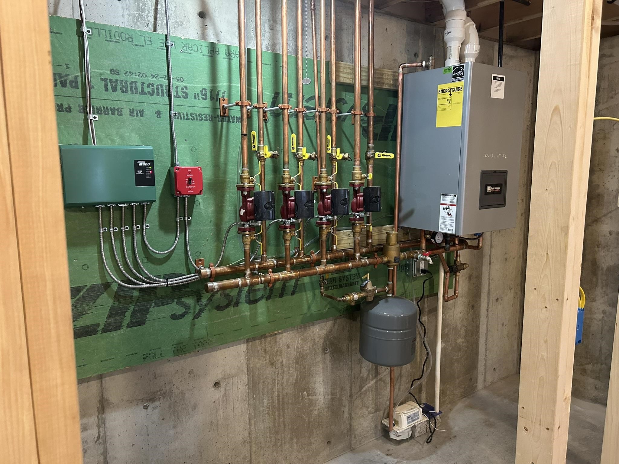 On demand propane heat and hot water energy star rated