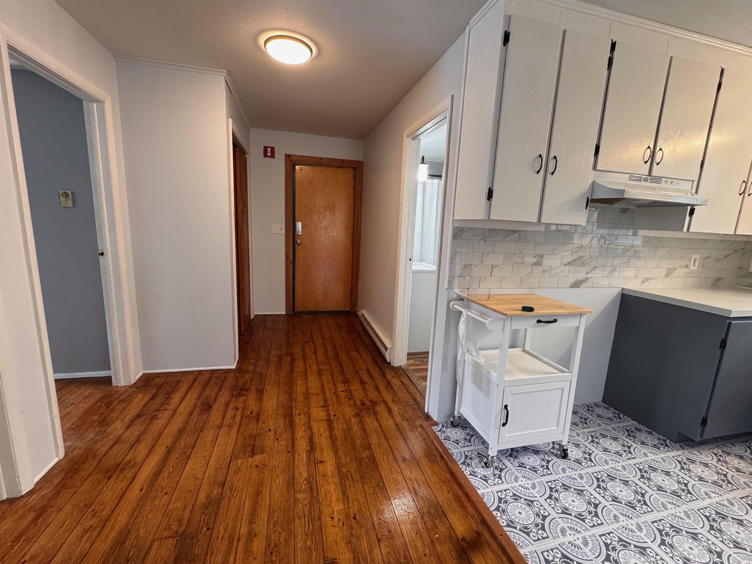 Apt. 1 - Entry Hall and Kitchen...stove coming soon...