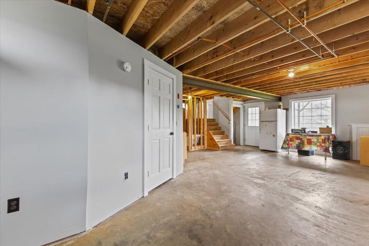Basement of house