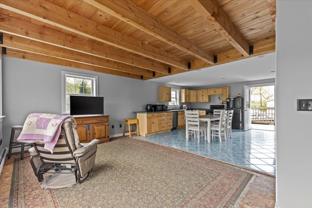 Open living space of the house