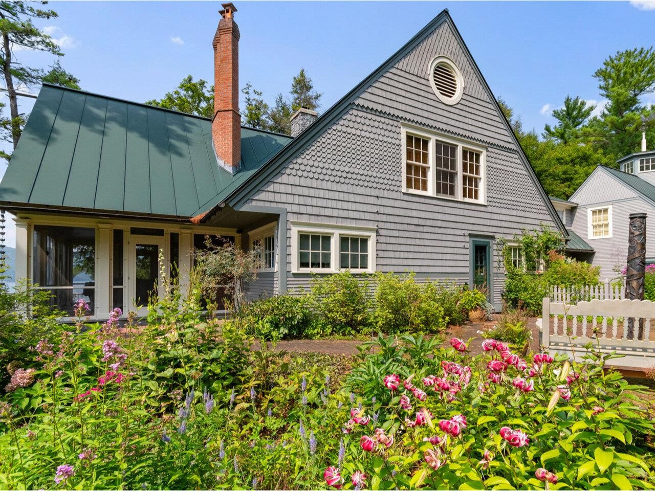 Graced by perennial gardens