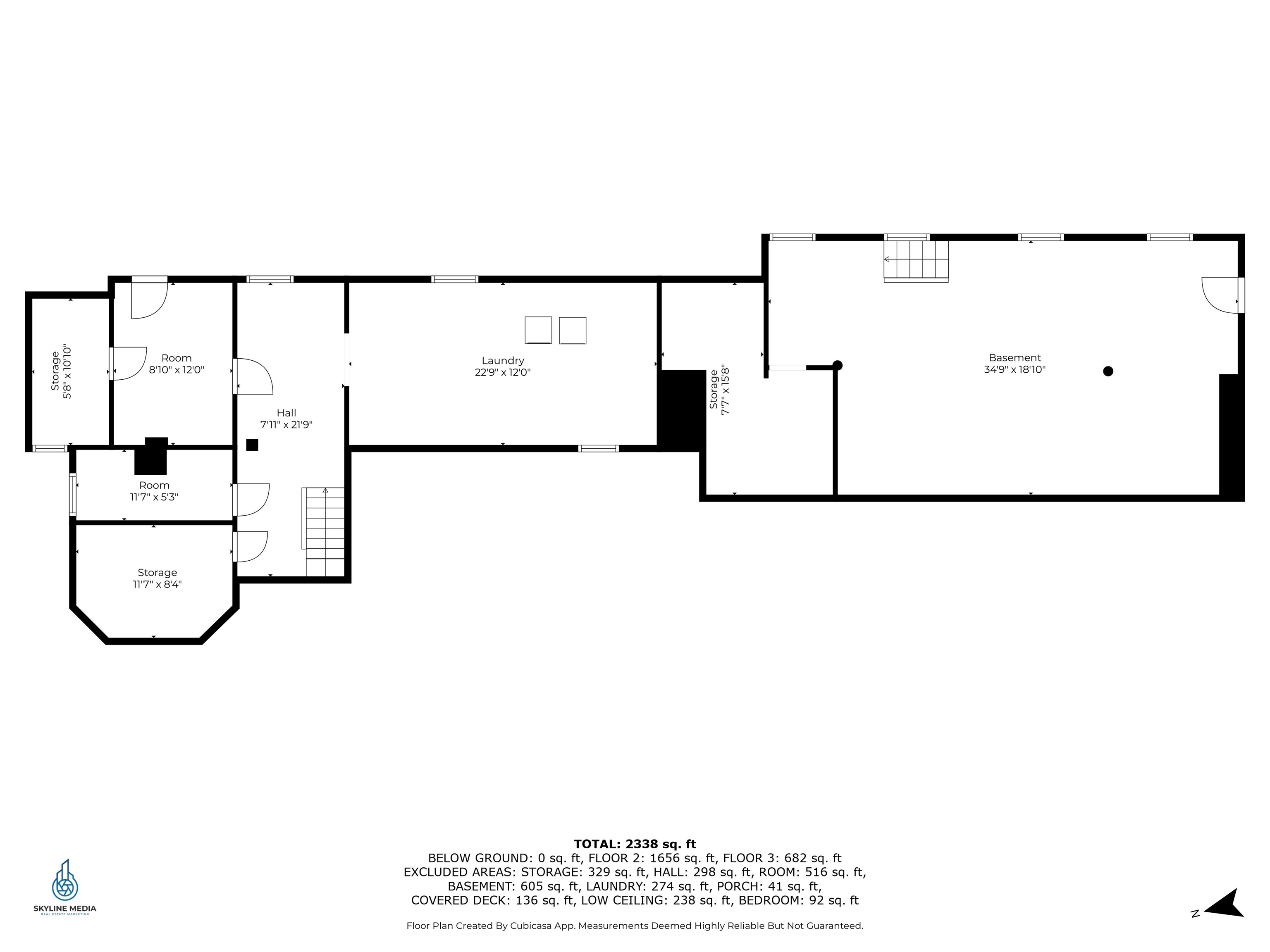 Basement floor plan