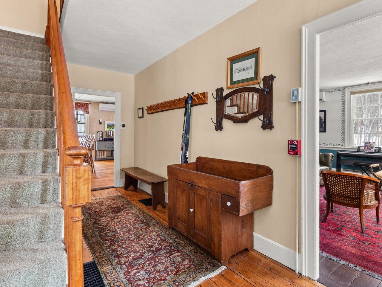 Front entry hall and stairs