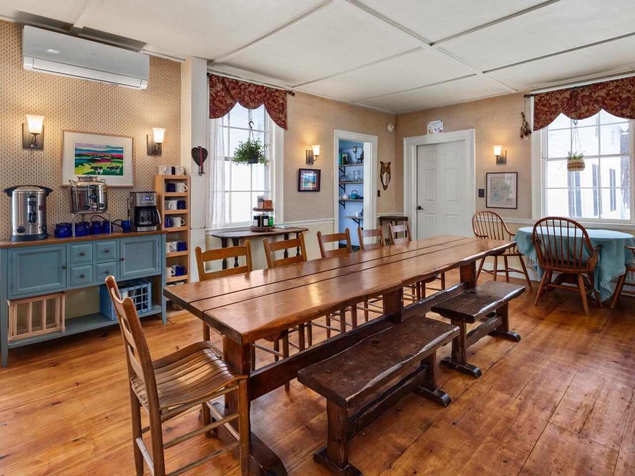 Large dining room off kitchen