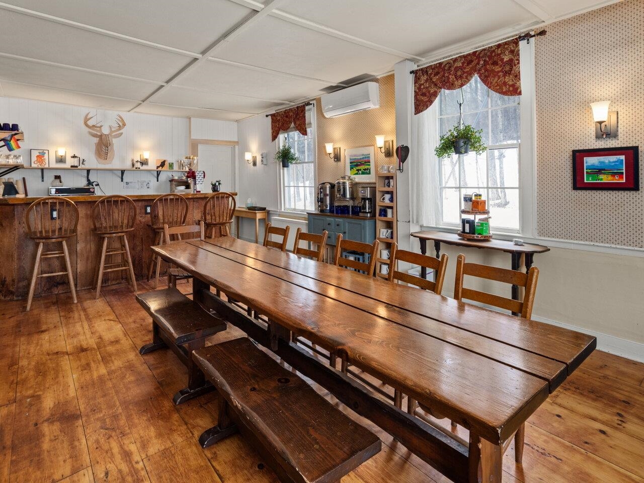 Dining room and wet bar