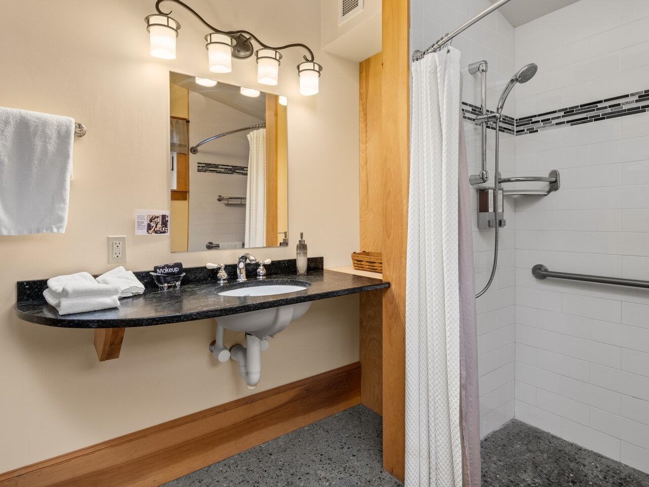 ADA roll-in shower