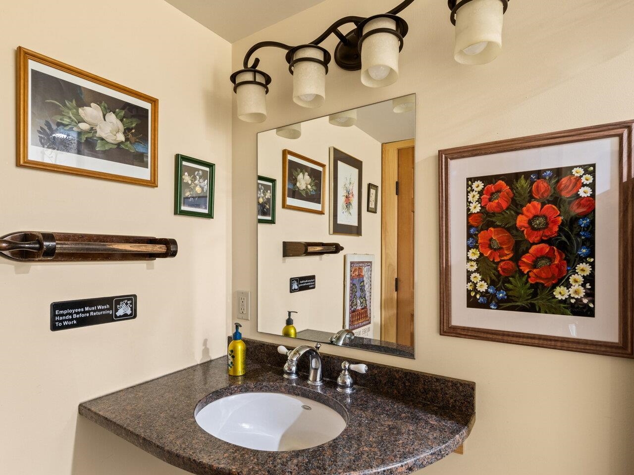 Half bath in common area