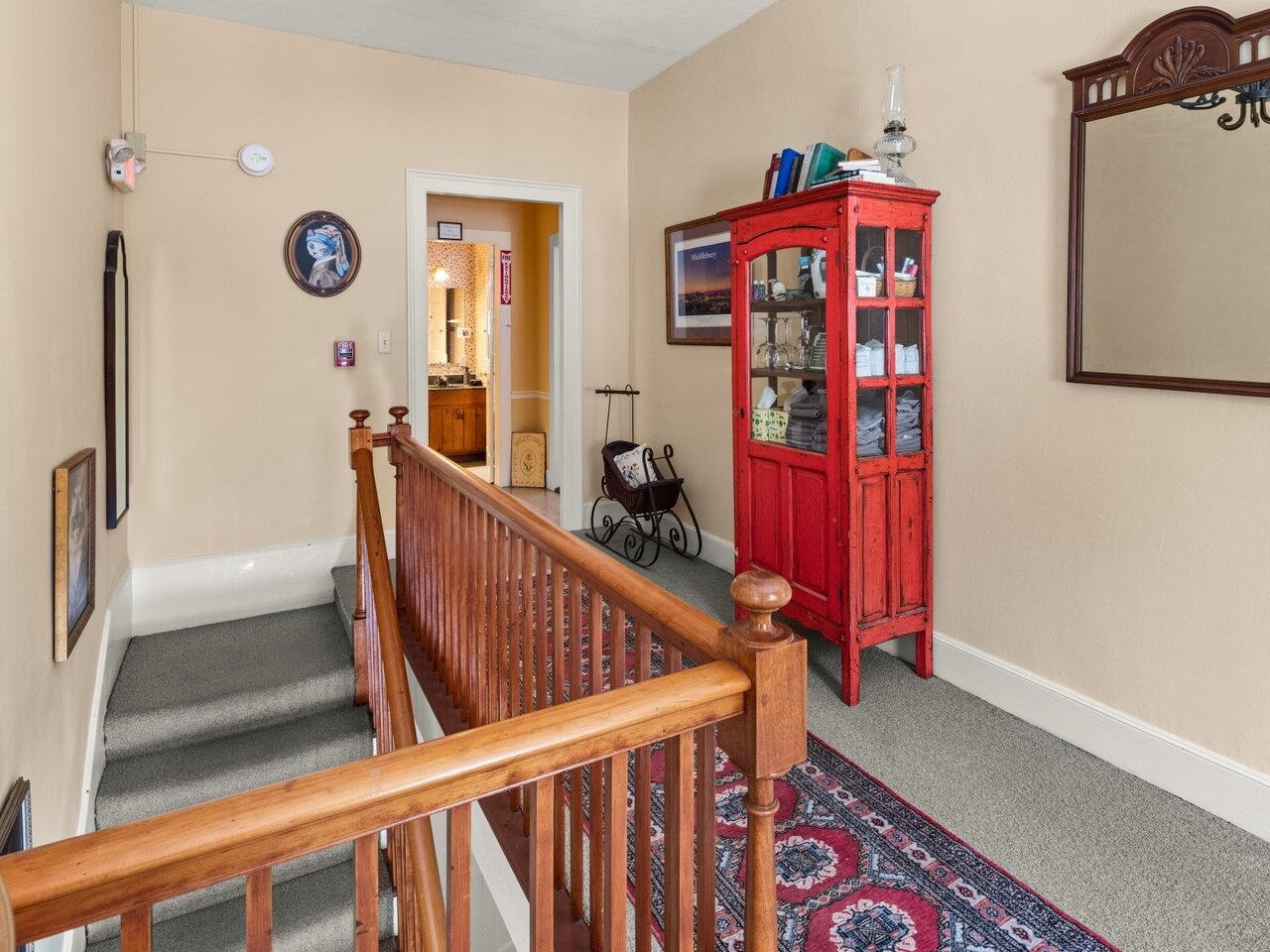 Upstairs hall view