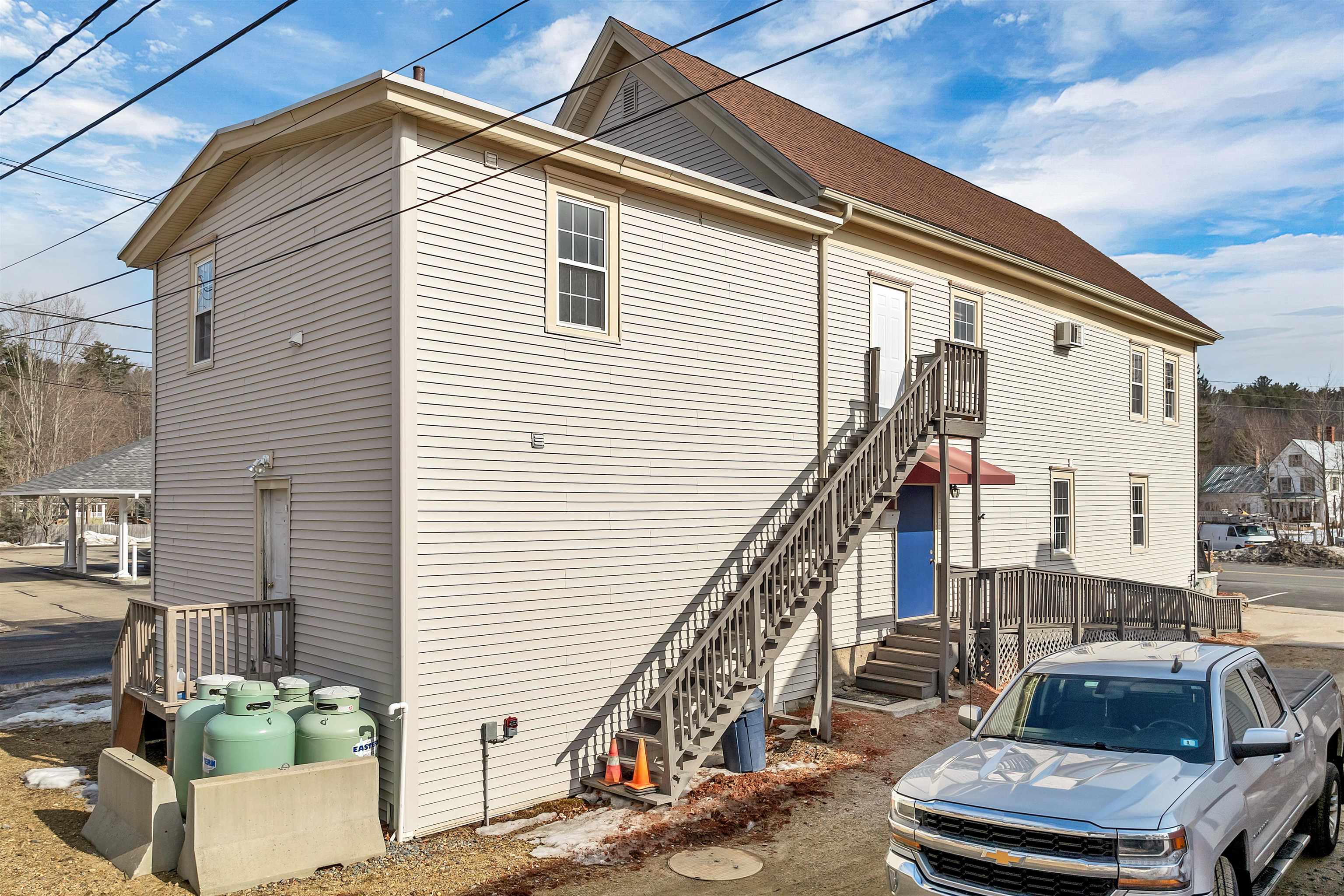 left side of building