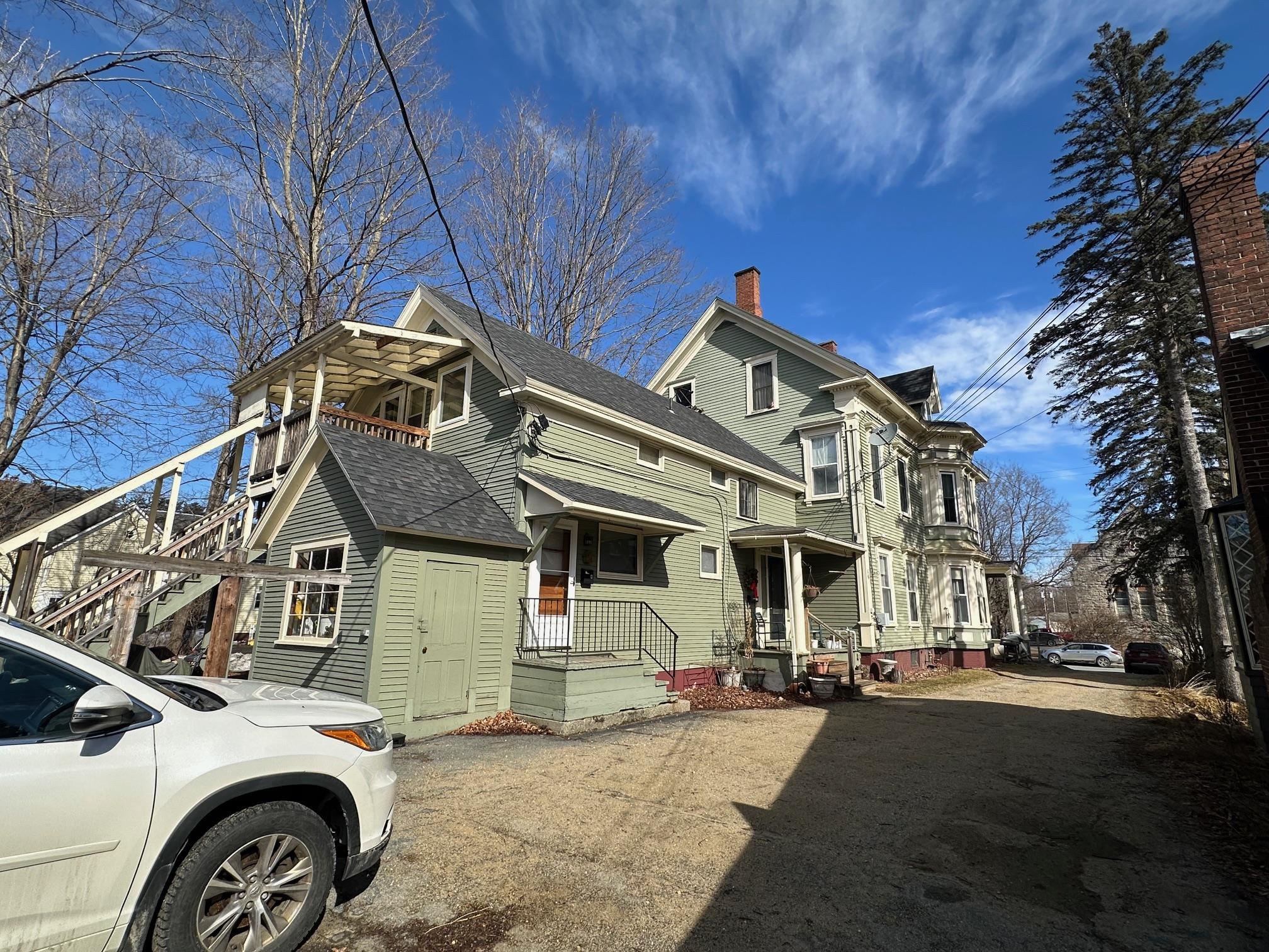 Rear of house and east side