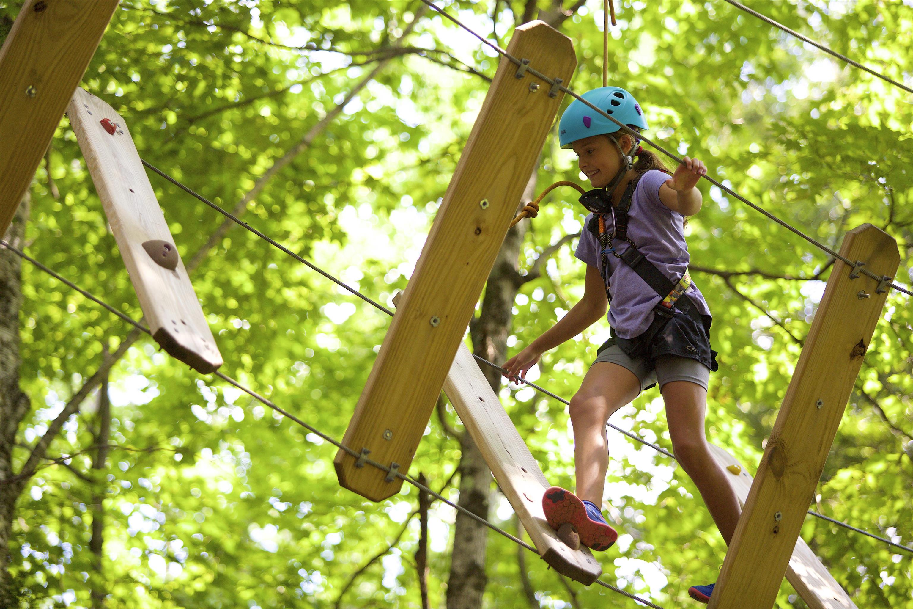 Summer ropes course