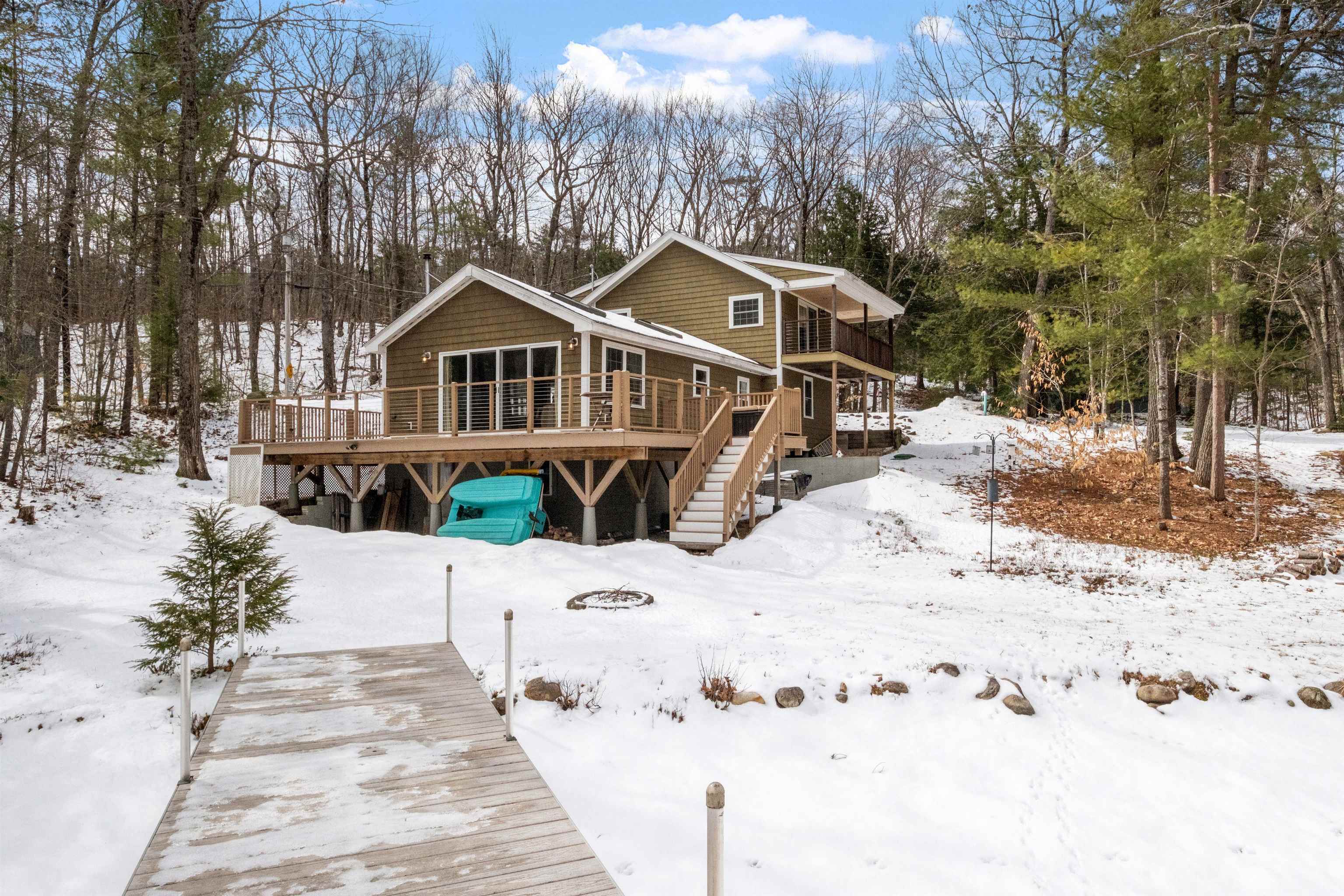 View from Dock to house