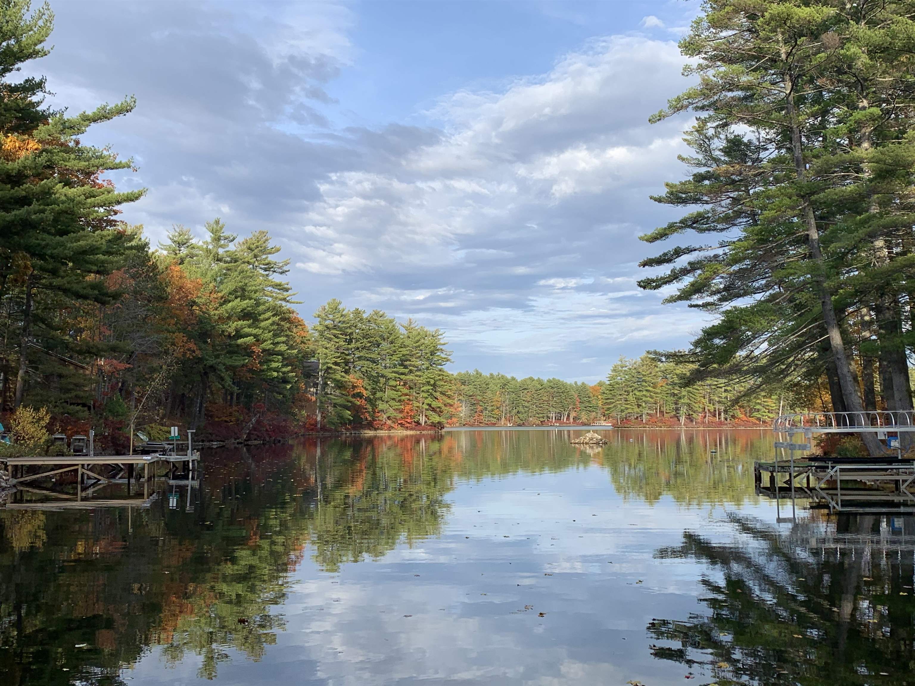 Fall season view from house