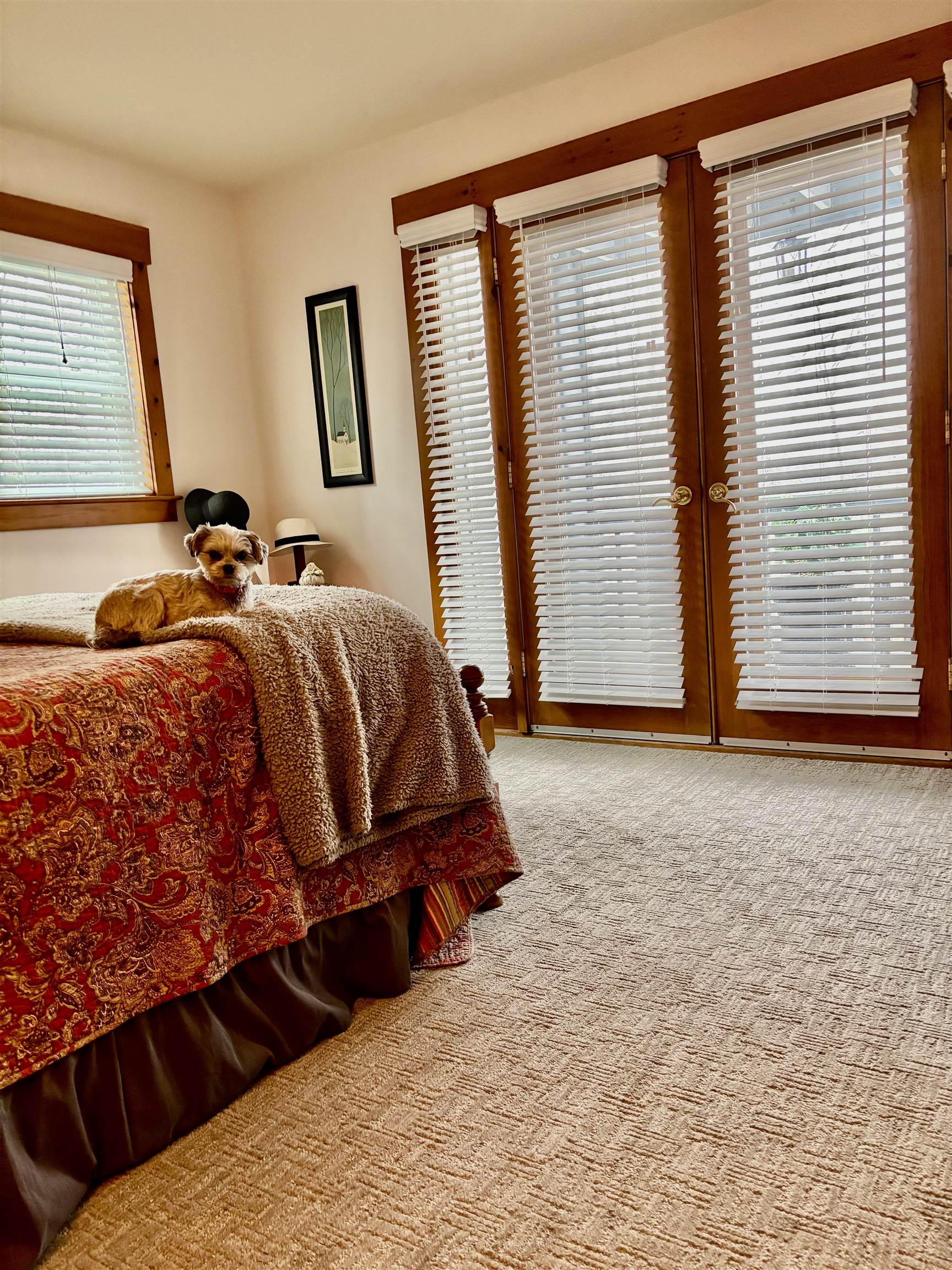 Opens to screen porch overlooking stream. 22924143
