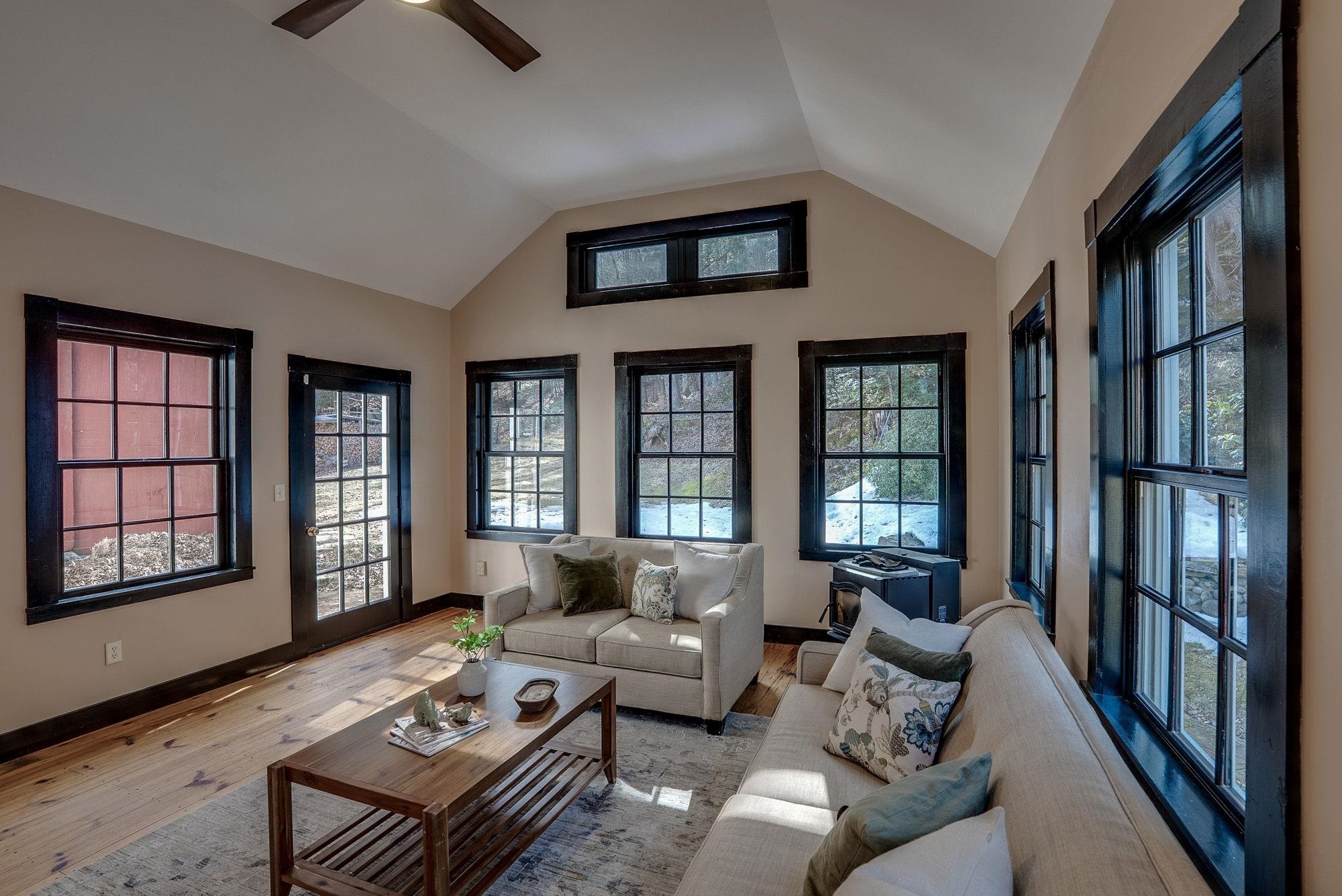 Vaulted Ceiling Living Room