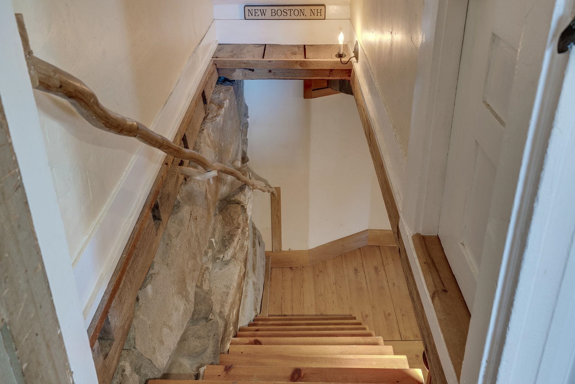 Artistic Railing to Lower Level Apartment