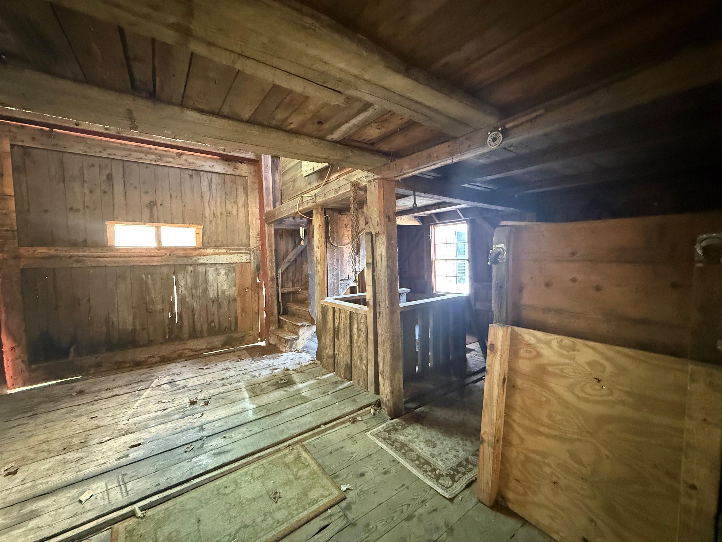 Interior of the Barn