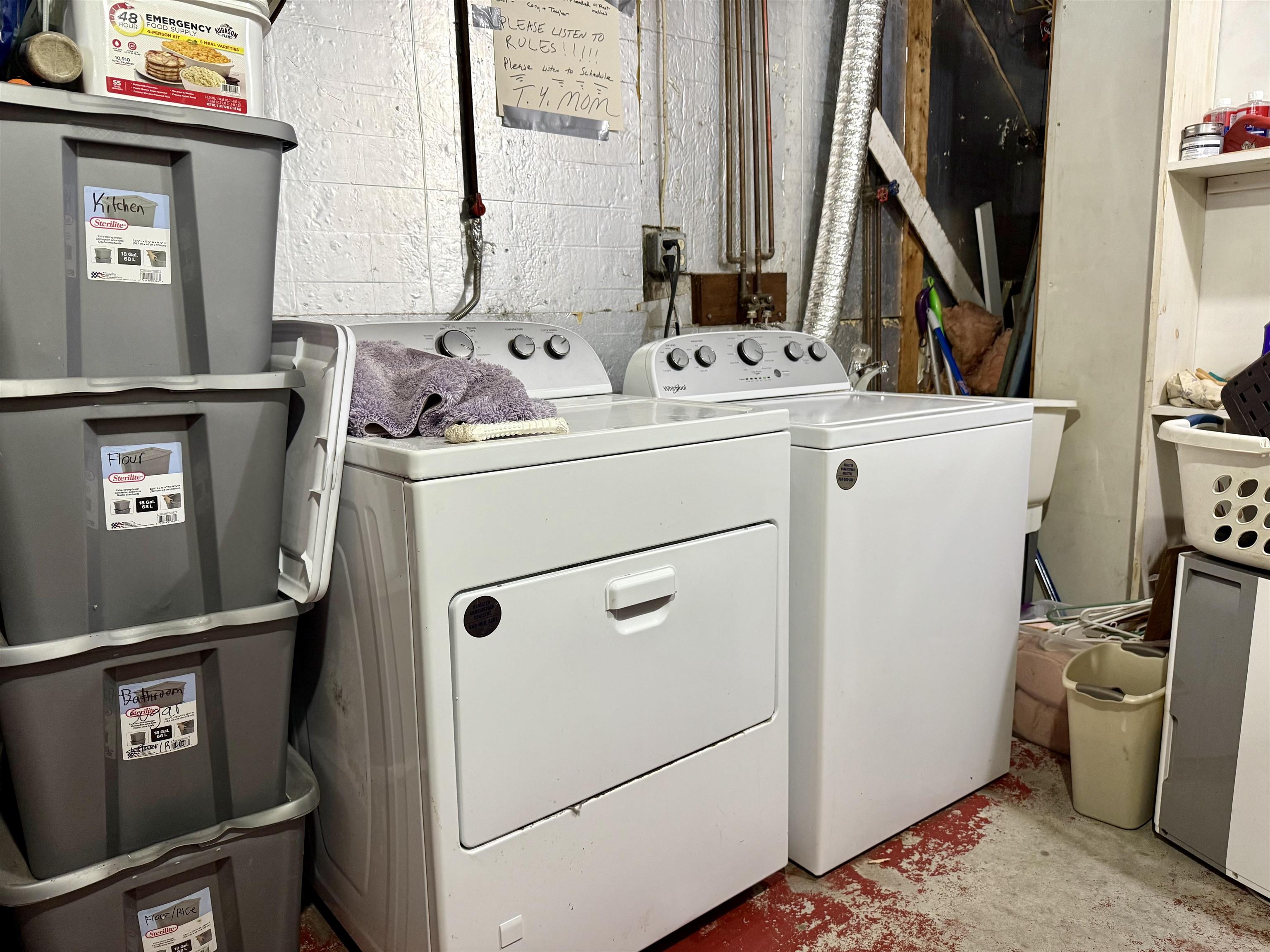 Main houe laundry