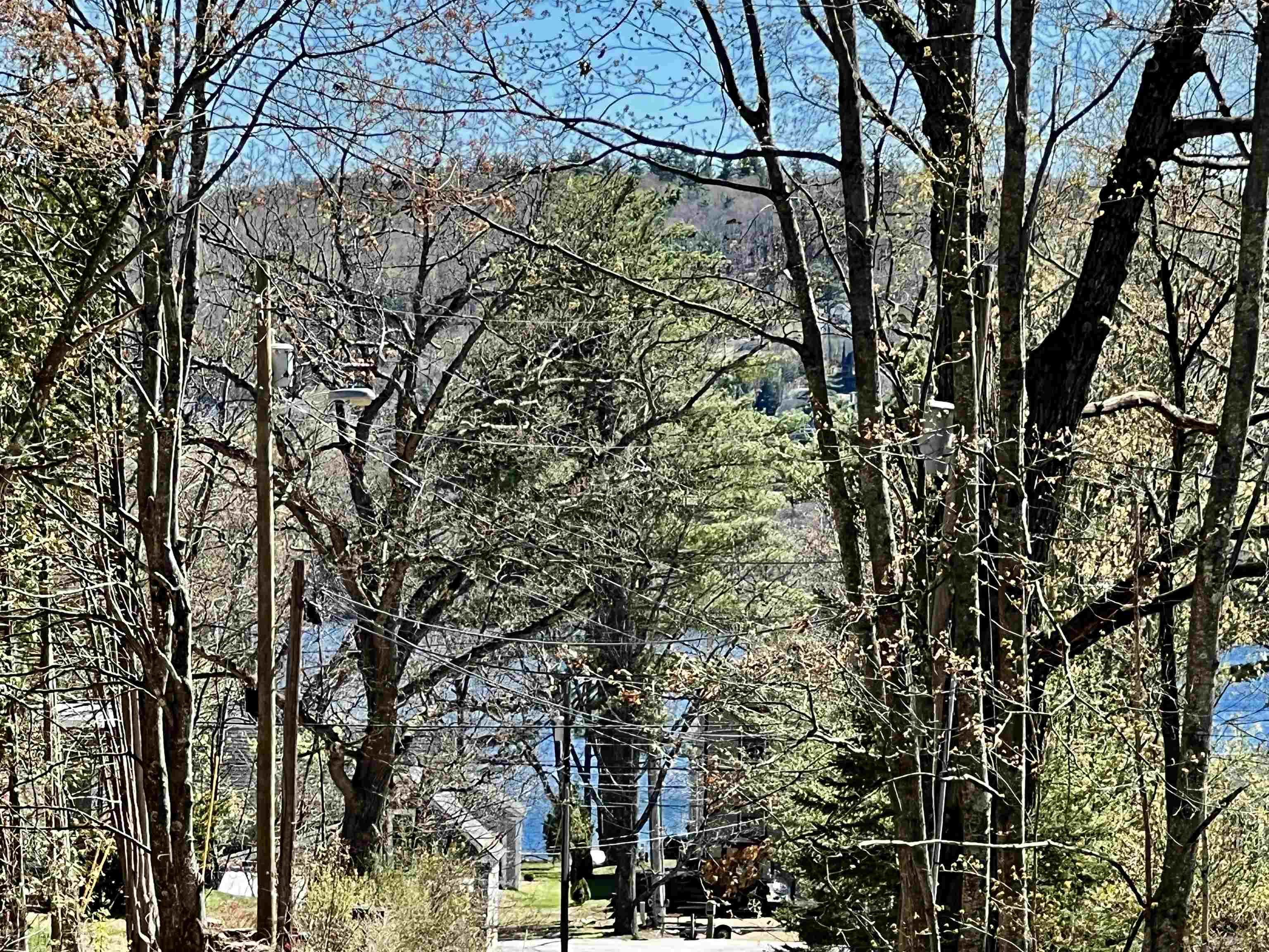 Seasonal Peek-a-boo water views