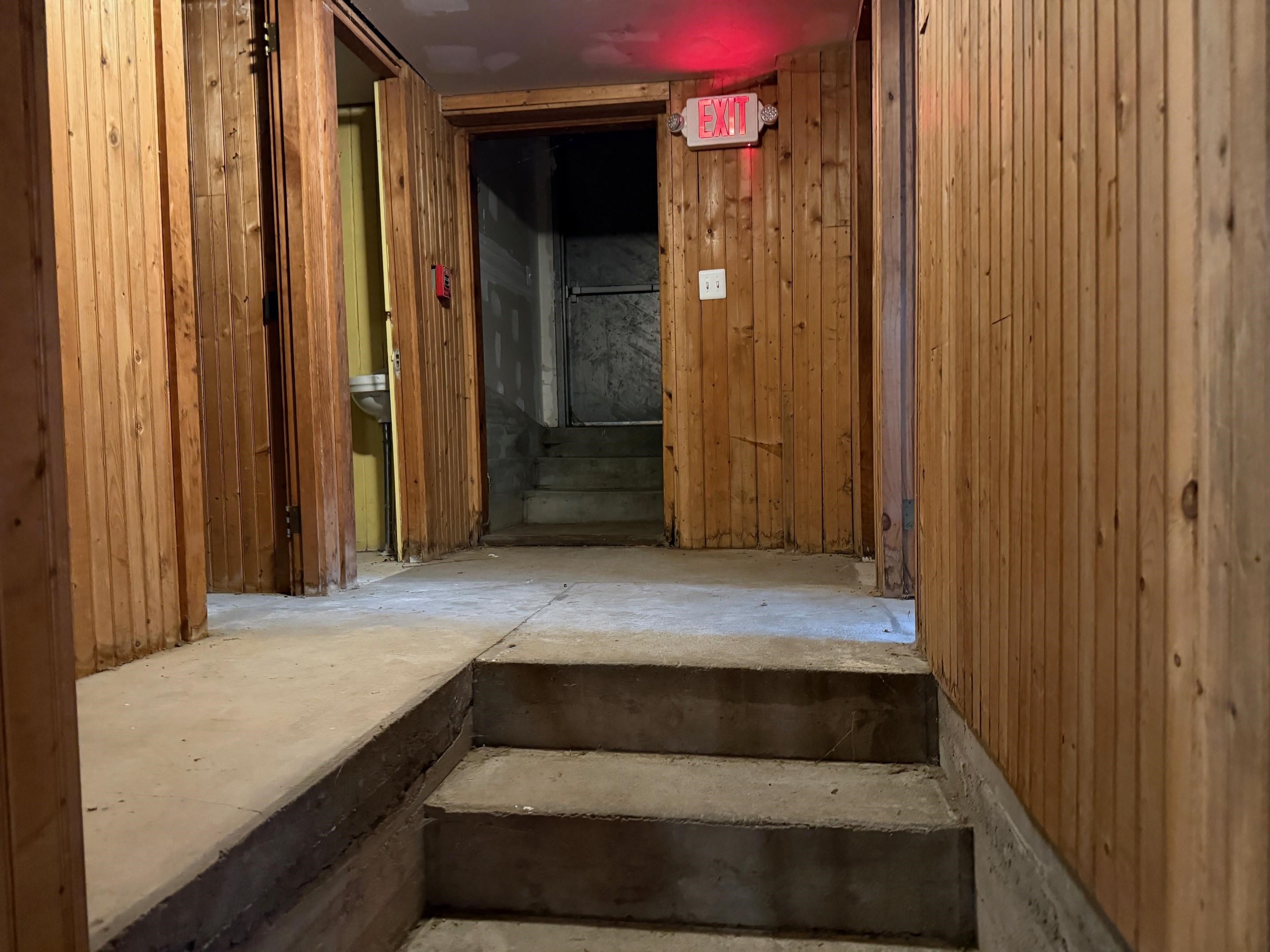 back walk out exit from basement