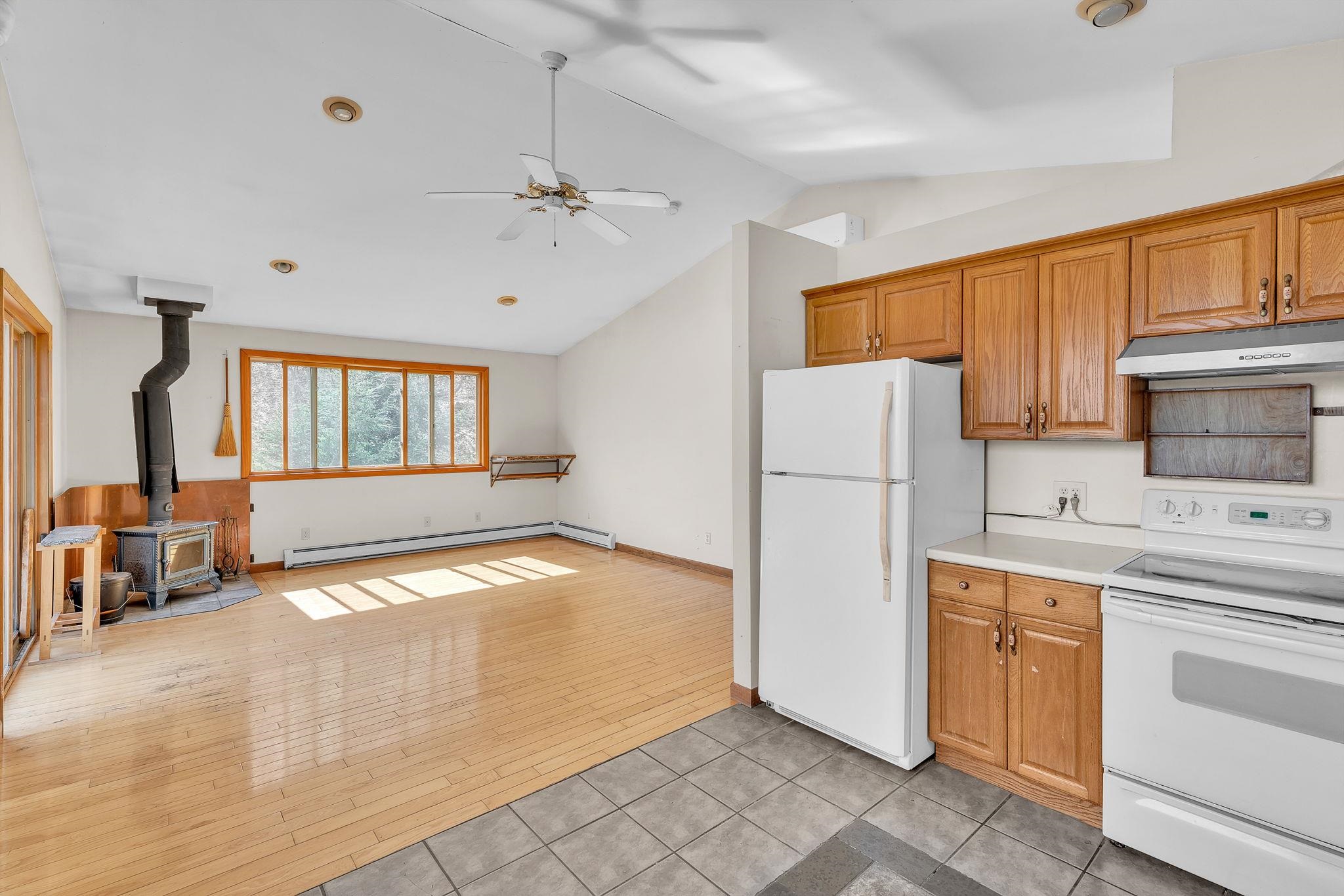 Open to upstairs living area