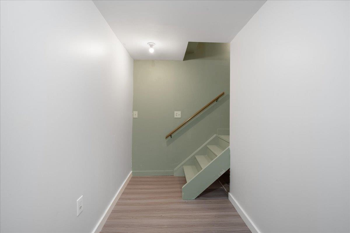 Stairs to finished Basement