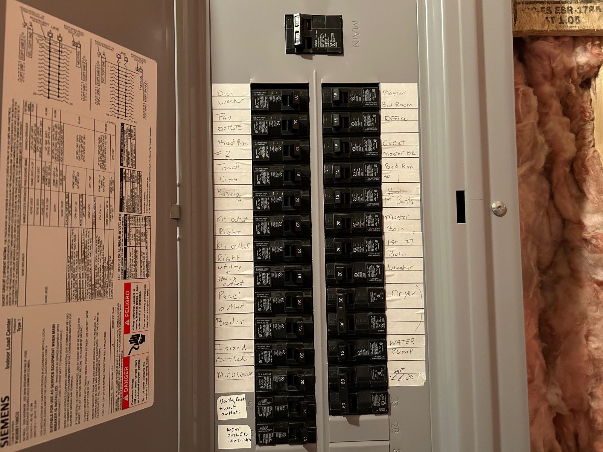 Electric panel - 100 amp 23163124