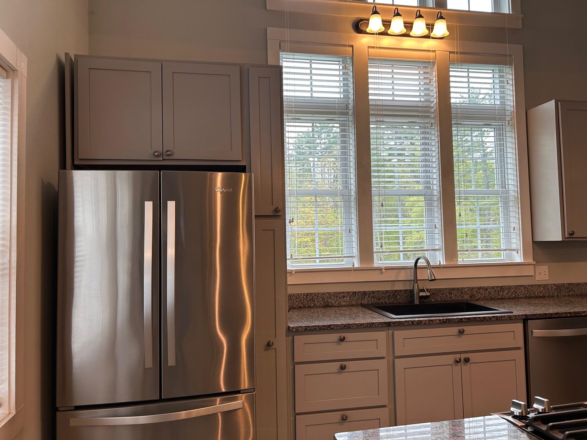 Kitchen, Whirlpool French door refridgerator 23163032