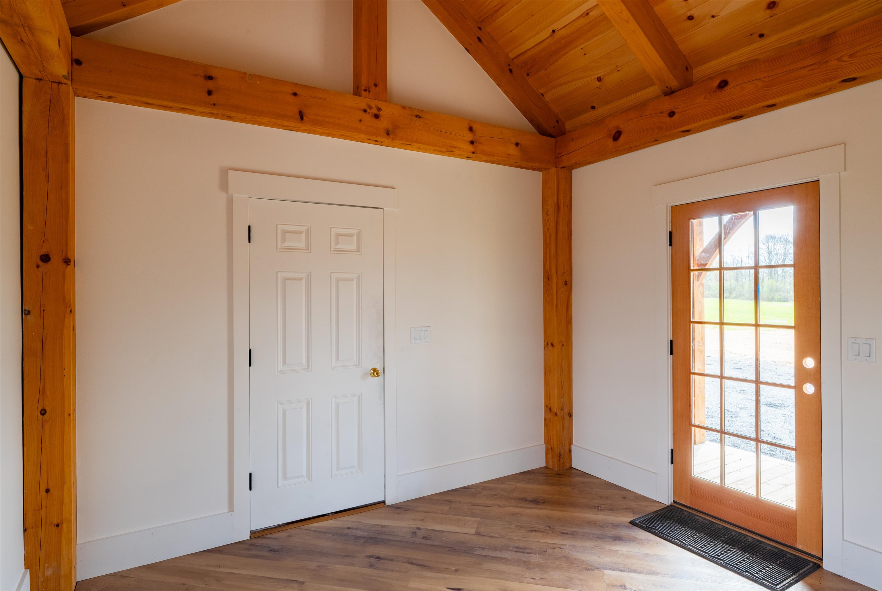 Mudroom and side entrance