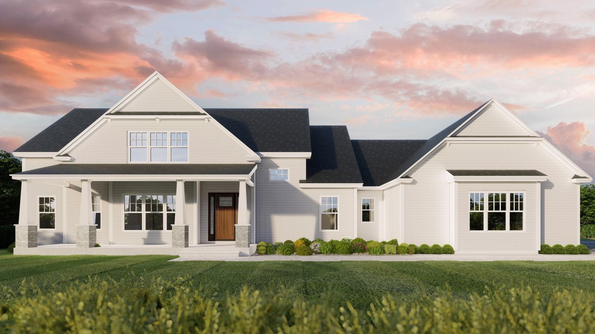 Welcome to Sterling Estates on Steele Road in Derry! This stunning pre-construction colonial offers 3,400 sq ft of luxurious living in one of Derry’s most desirable neighborhoods—surrounded by semi-new homes on an upscale street. Act now to customize your dream home while it's still in the early stages! Designed for both comfort and style, this home will feature an open-concept layout filled with natural light and elegant finishes. The heart of the home—the kitchen—will be a chef’s dream, complete with a large center island and custom cabinetry. With 4 spacious bedrooms and 3.5 bathrooms, this home is built for modern living. The luxurious primary suite includes a spa-like ensuite bath with a soaking tub for ultimate relaxation. A first-floor guest bedroom with private bath adds convenience and flexibility. Additional highlights include a three-car garage, charming front porch, and a private deck—perfect for entertaining or unwinding. The view will be sure to delight! Don't miss this opportunity to own new construction in a prime location!