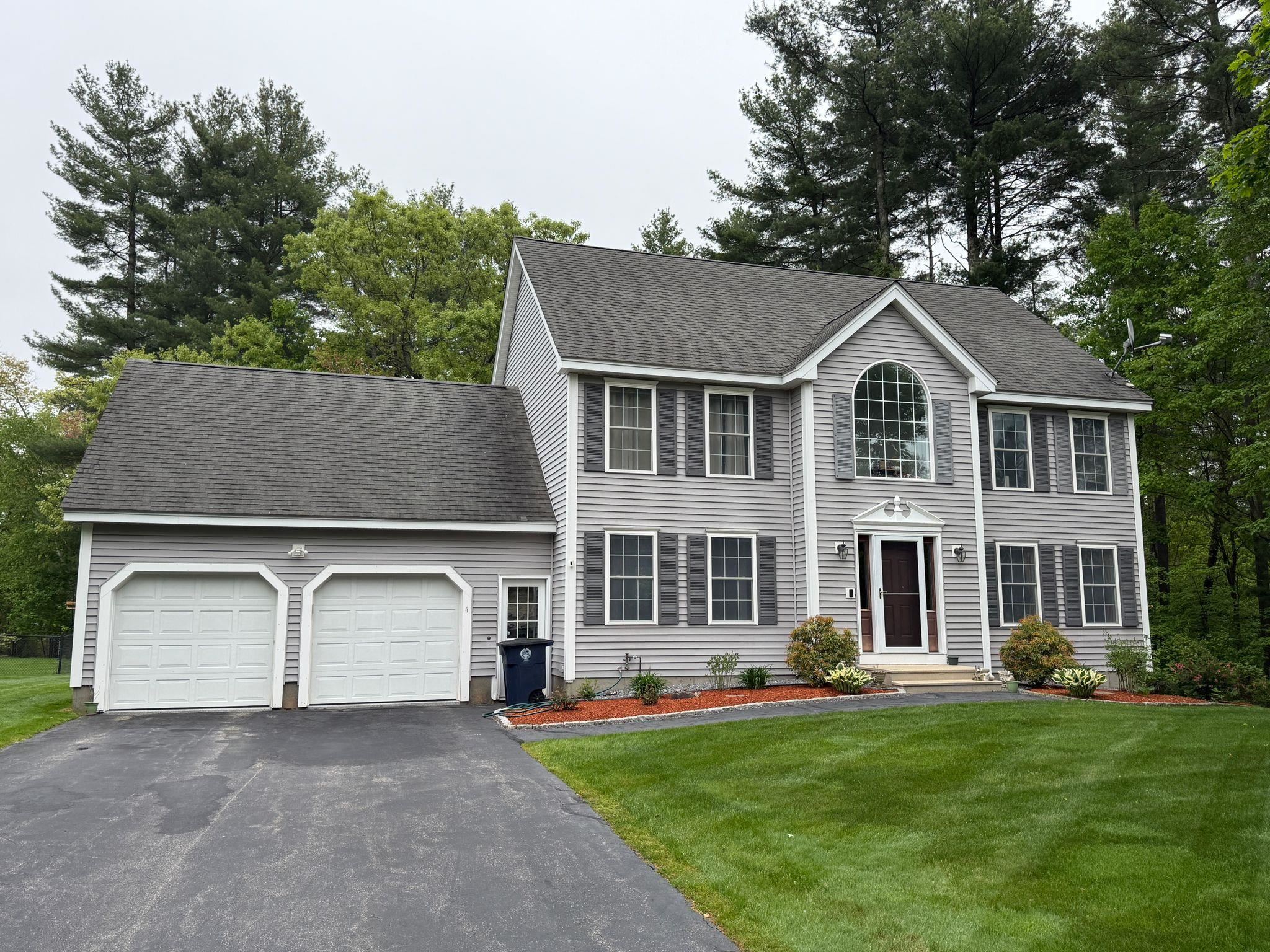 Welcome to your private oasis in the heart of Nashua's prestigious Maplewood neighborhood. This 4-bedroom, 3.5-bath Colonial offers over 3,000 sq ft of living space including a finished walk-out basement, modern upgrades, and a lush backyard that opens directly onto conservation land. Schools, major shopping, and tranquil nature are all at your doorstep. Property Highlights - 4 Bedrooms | 3.5 Bathrooms | 3,252 Sq Ft - Finished Walk-out Basement w/ Full Bath - New Hardwood Floors & Appliances (2024) - 2-Car Garage, Freshly Painted Interior, additional storage above the garage - Nashua South School District - Close to Costco, Home Depot, Route 3