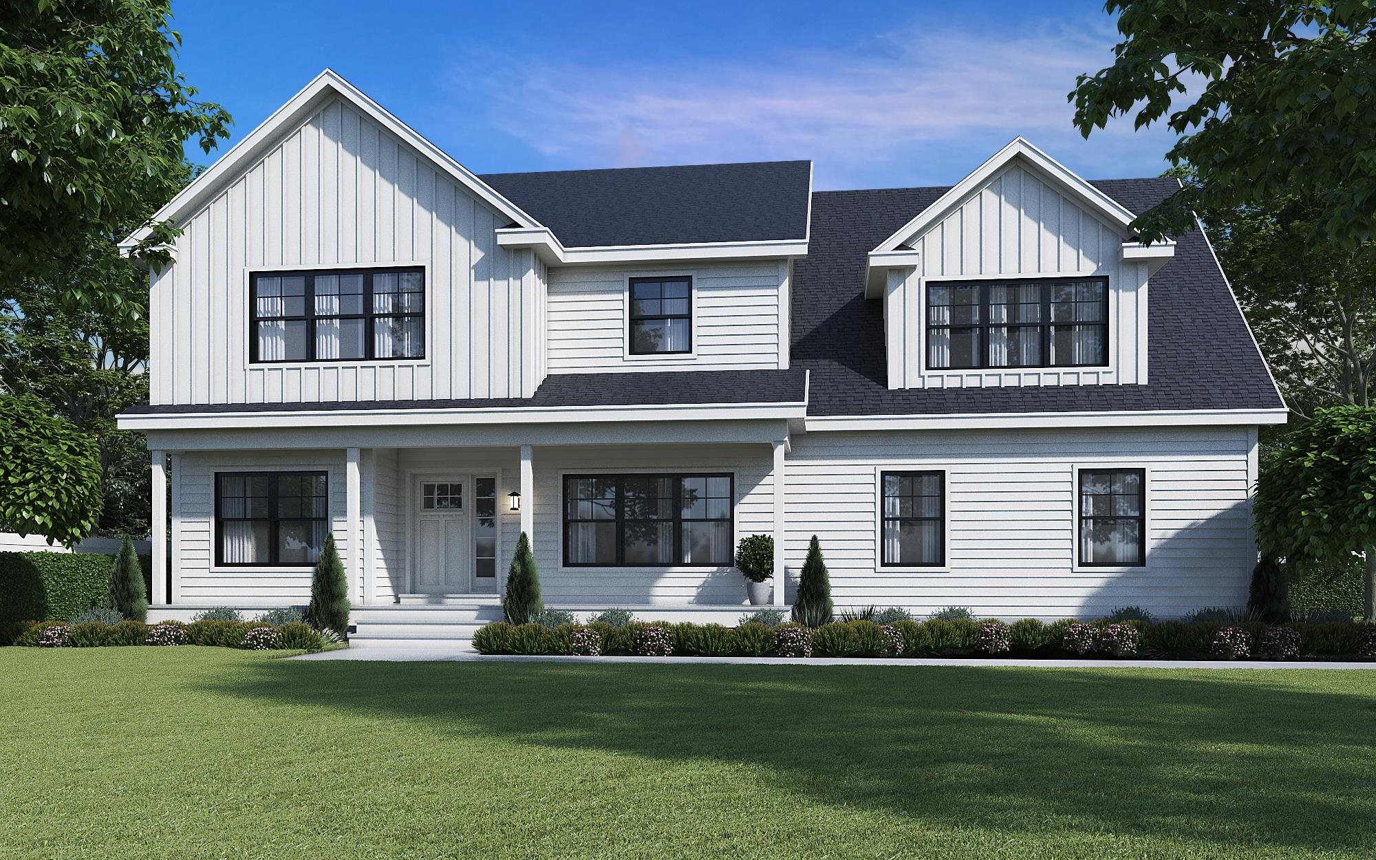INTRODUCING CANTERBURY ROAD | NEW CONSTRUCTION Welcome to the first home offered in the exclusive Canterbury Road subdivision in Pelham, NH. This breathtaking modern farmhouse offers over 3,000 SF of thoughtfully designed living space, featuring 4 spacious bedrooms, 2.5 luxurious baths, and an open-concept layout that seamlessly blends comfort and sophistication. At the heart of the home is a stunning designer kitchen, complete with high-end appliances, custom cabinetry, and a bright, airy dinette surrounded by windows that flood the space with natural light. The kitchen flows effortlessly into the great room, where a cozy fireplace and shiplap accent wall create a warm and inviting atmosphere. For formal occasions, enjoy a beautifully appointed dining room and a versatile living room, perfect for entertaining guests or relaxing at home. A custom mudroom with built-ins offers practical organization for busy households, and a convenient second-floor laundry room adds ease to everyday living. The primary suite is a luxurious retreat with a spa-like bathroom featuring premium finishes and a generous walk-in closet. Every detail of this home showcases quality craftsmanship, timeless design, and modern elegance. Build your dream home with a dedicated team guiding you through every step. Multiple premium lots available—don’t miss your chance to be part of this exceptional new community in Pelham!